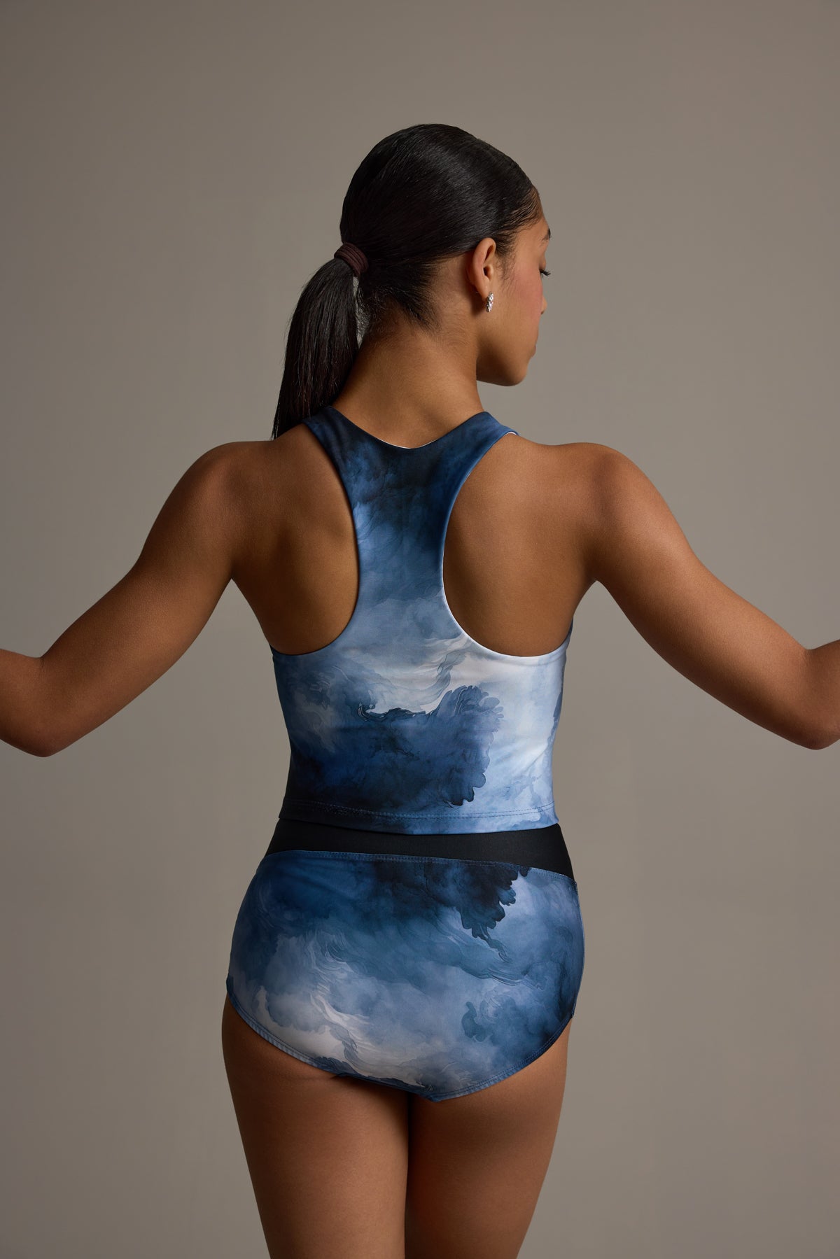 Cropped Racer Back Tank