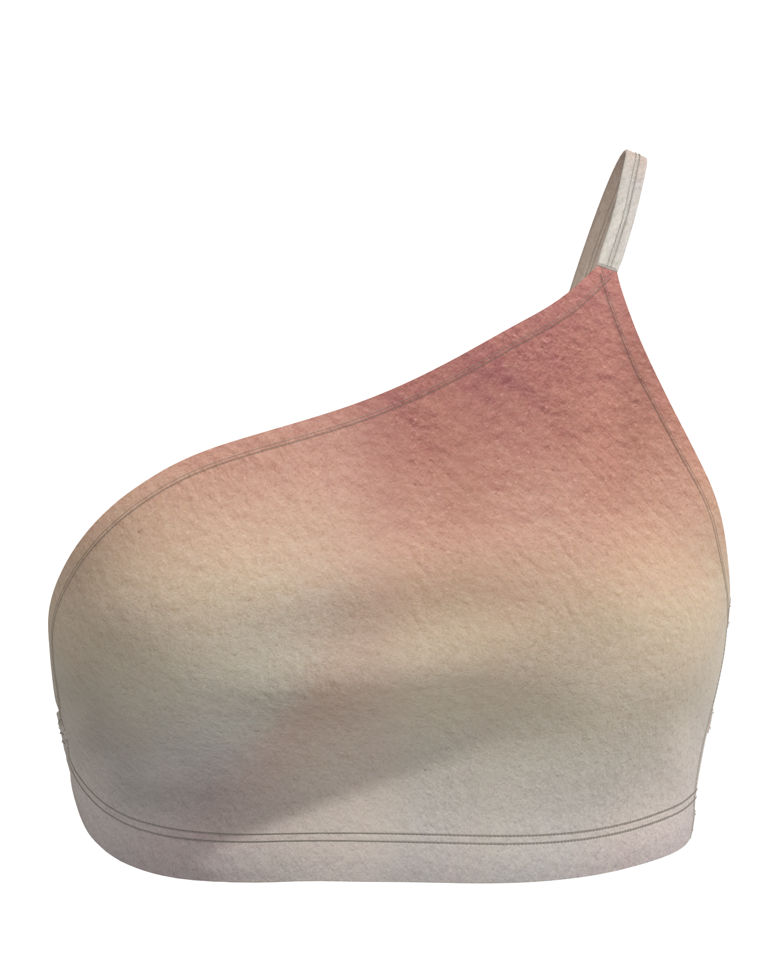 Micro One Shoulder Crop Top