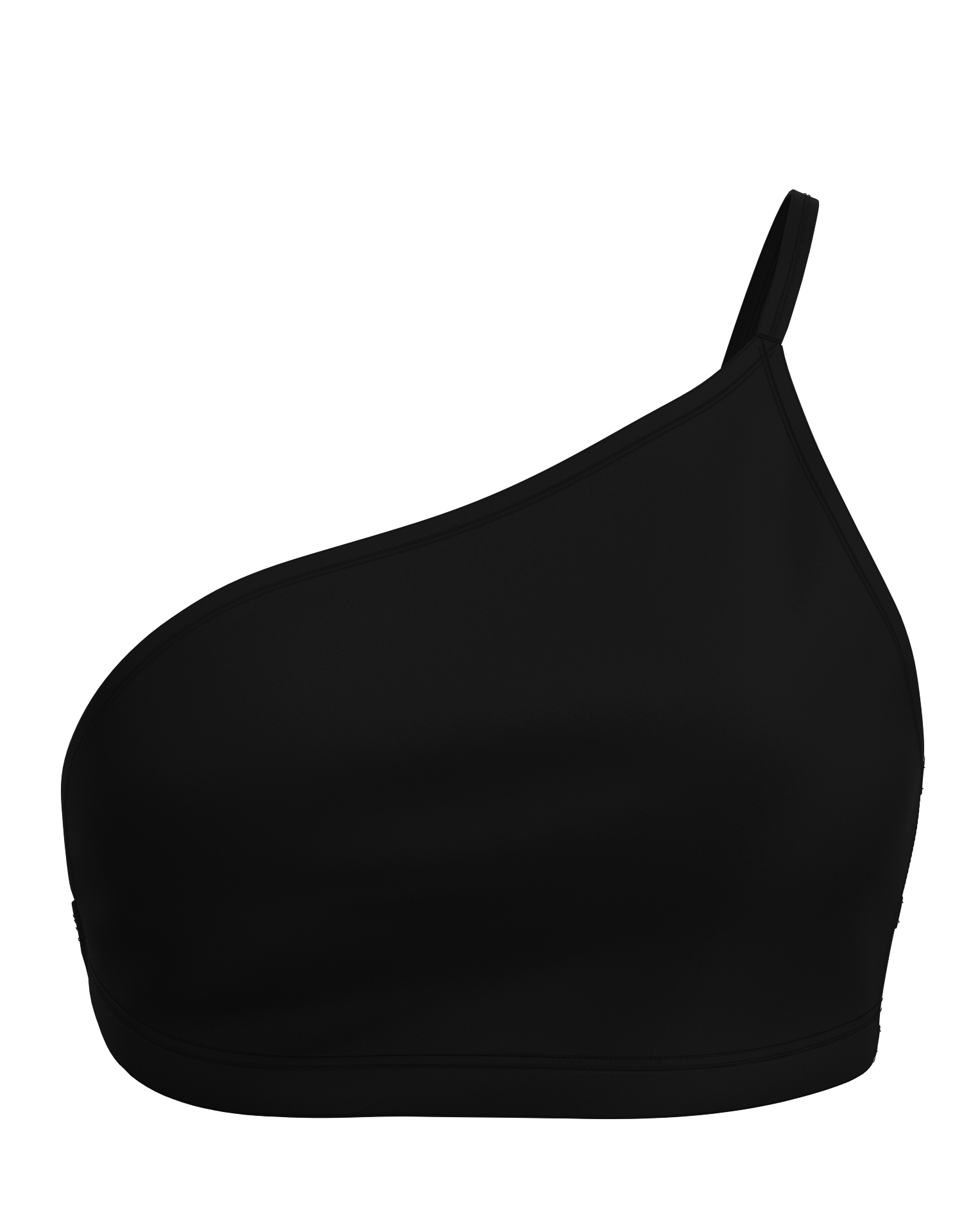 Micro One Shoulder Crop Top