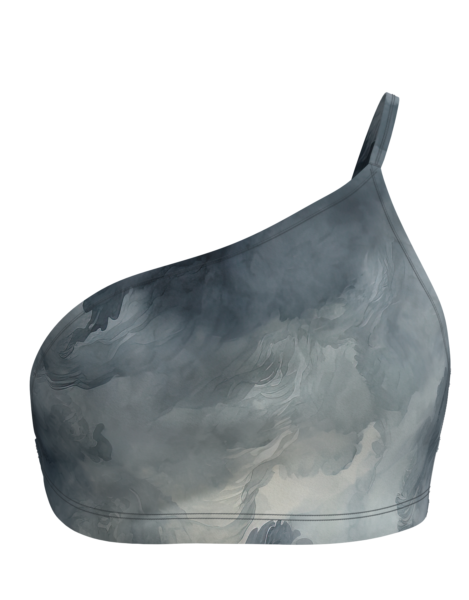 Micro One Shoulder Crop Top