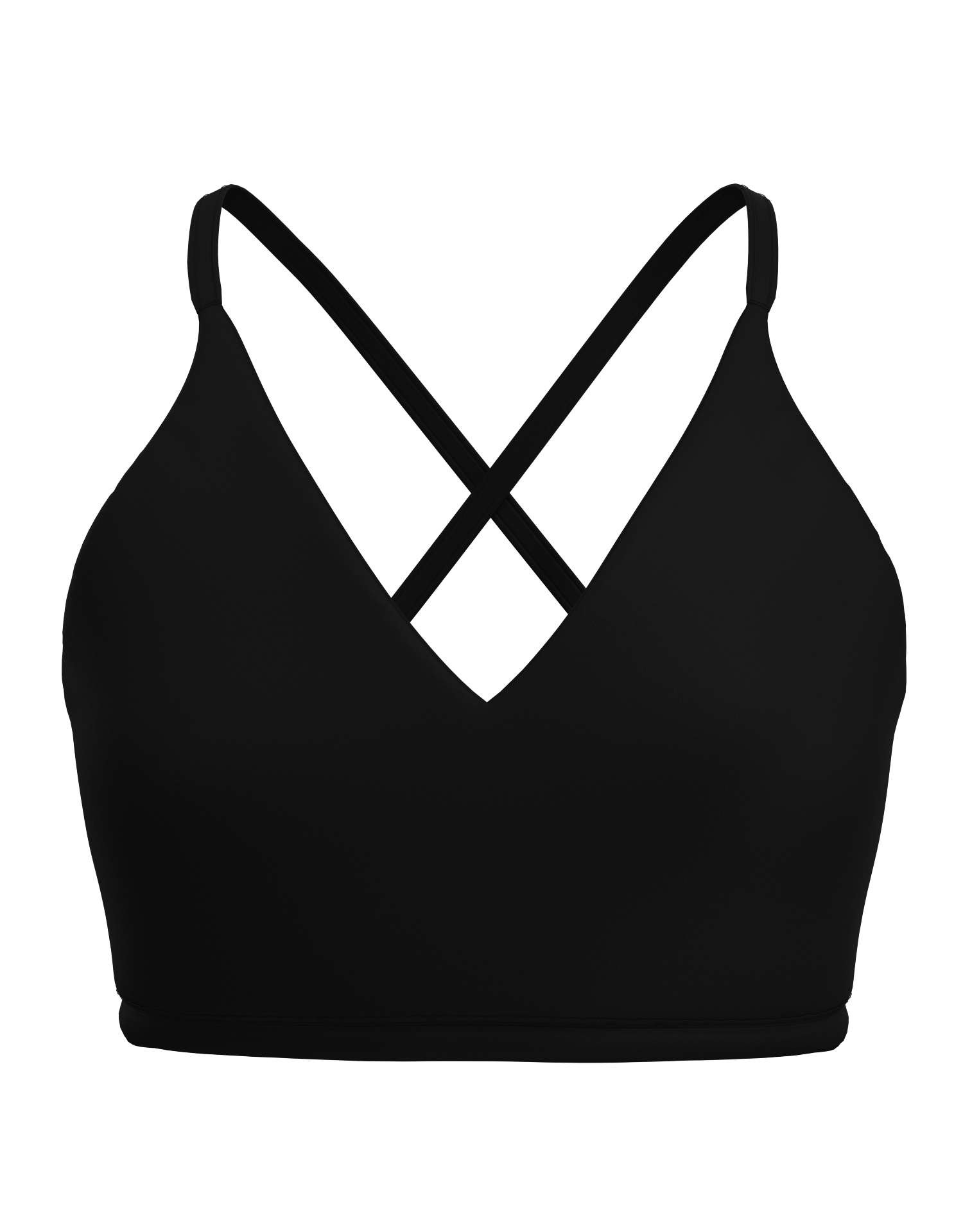 Micro V-Neck Crop Top