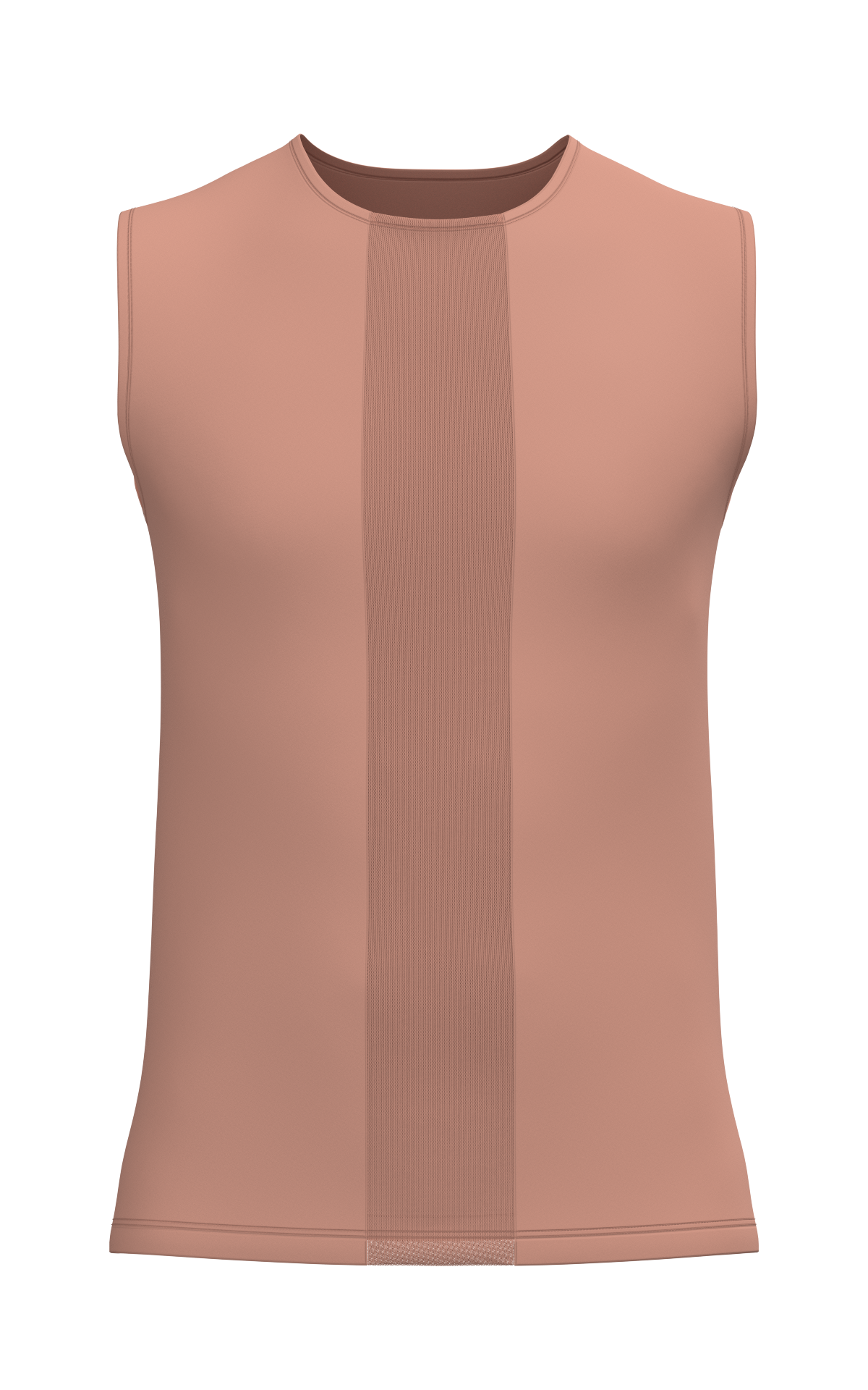 Male Mesh Detail Tank Top