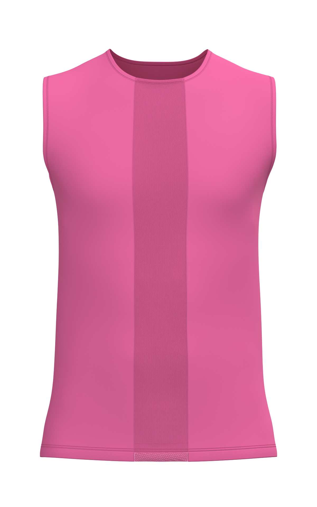 Male Mesh Detail Tank Top