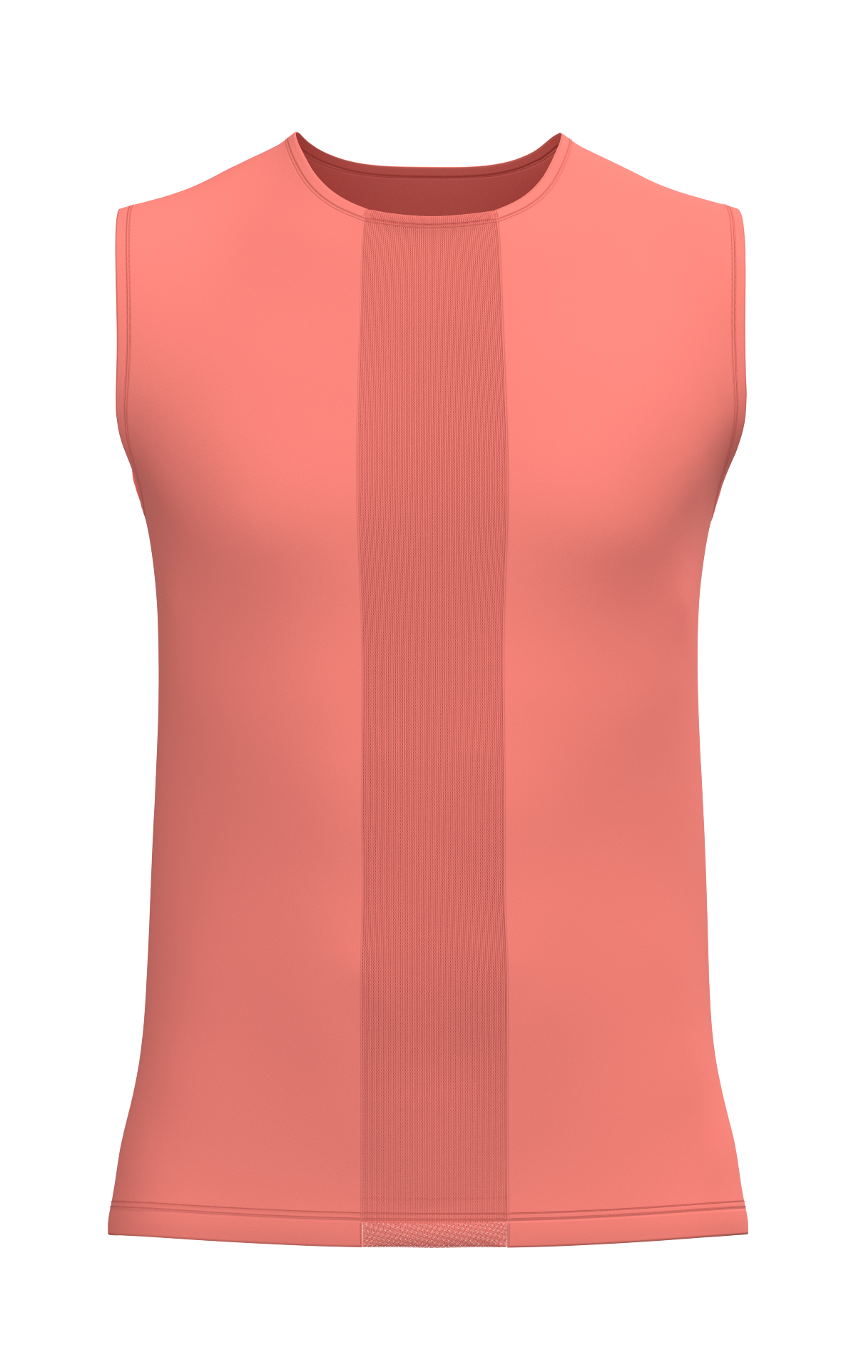 Male Mesh Detail Tank Top