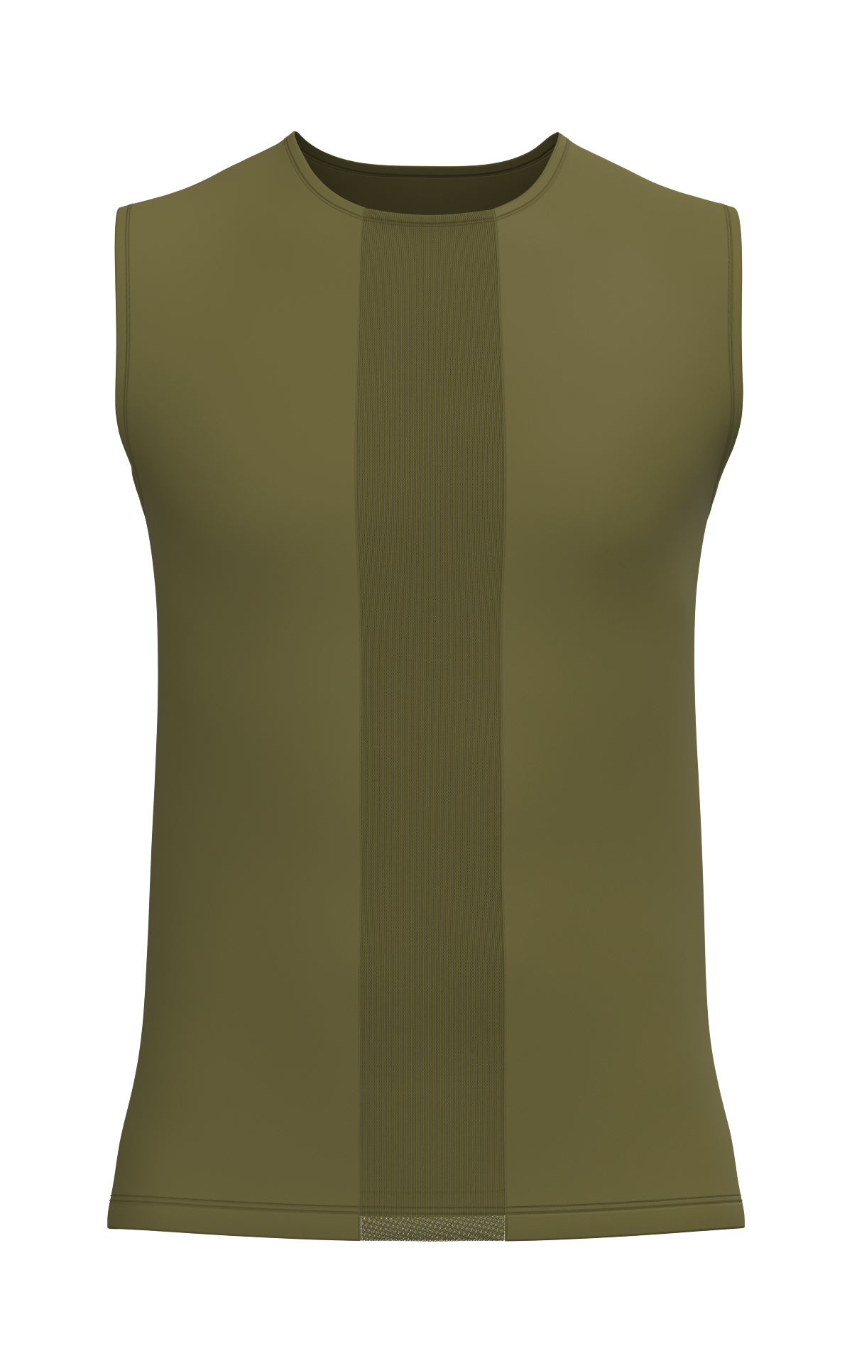 Male Mesh Detail Tank Top