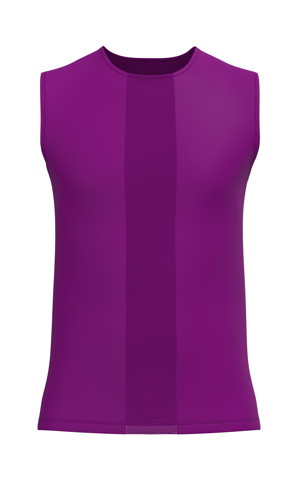 Male Mesh Detail Tank Top