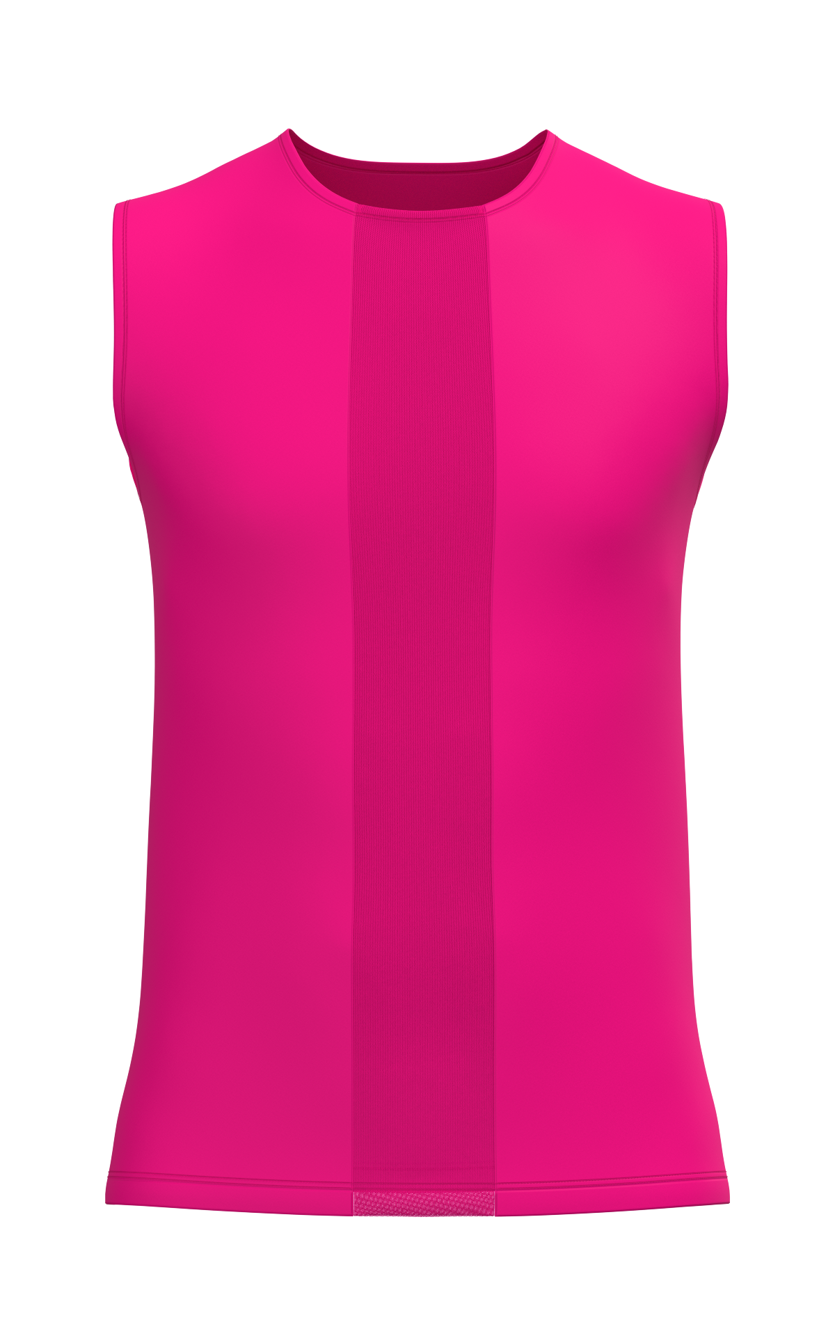 Male Mesh Detail Tank Top