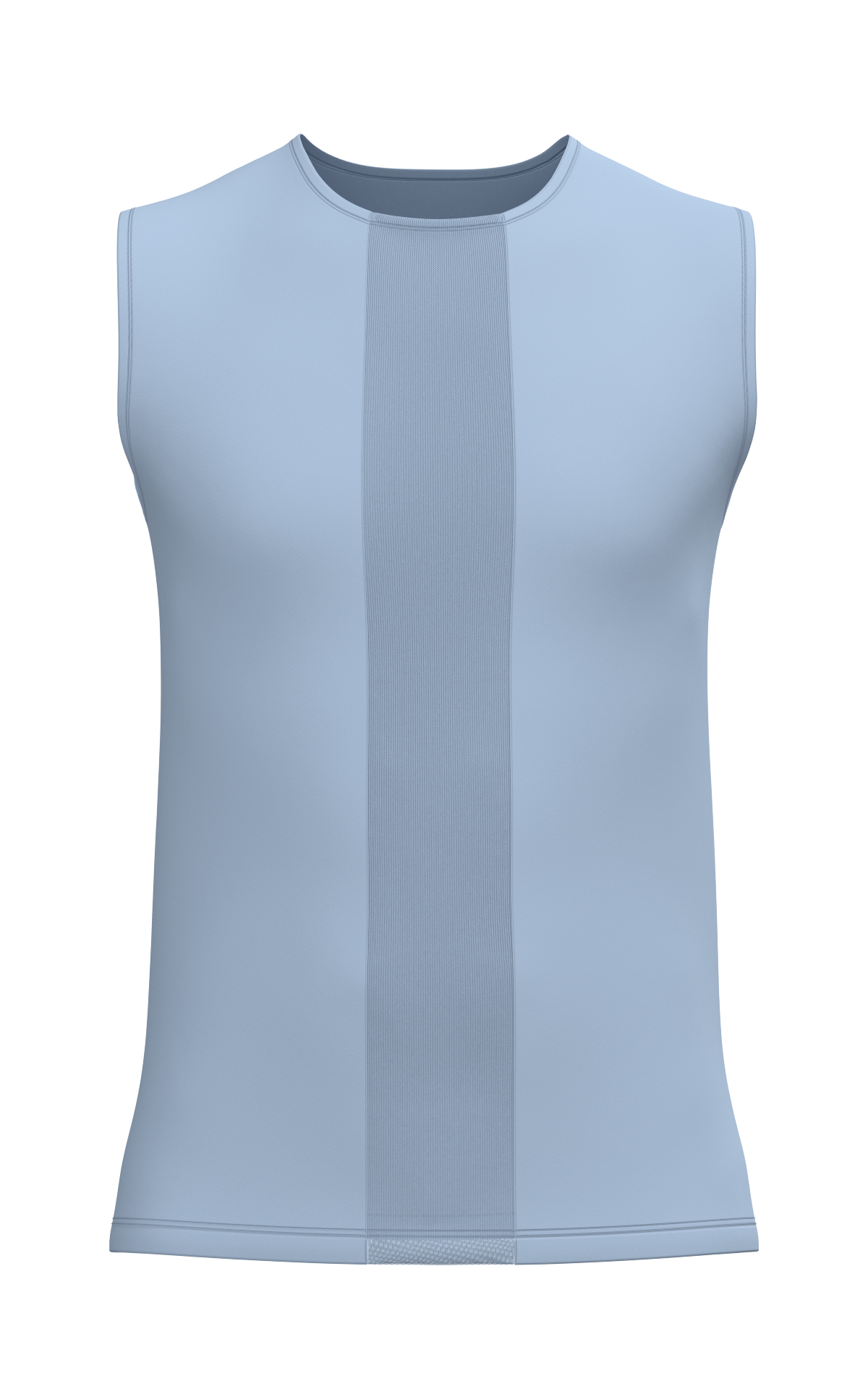 Male Mesh Detail Tank Top