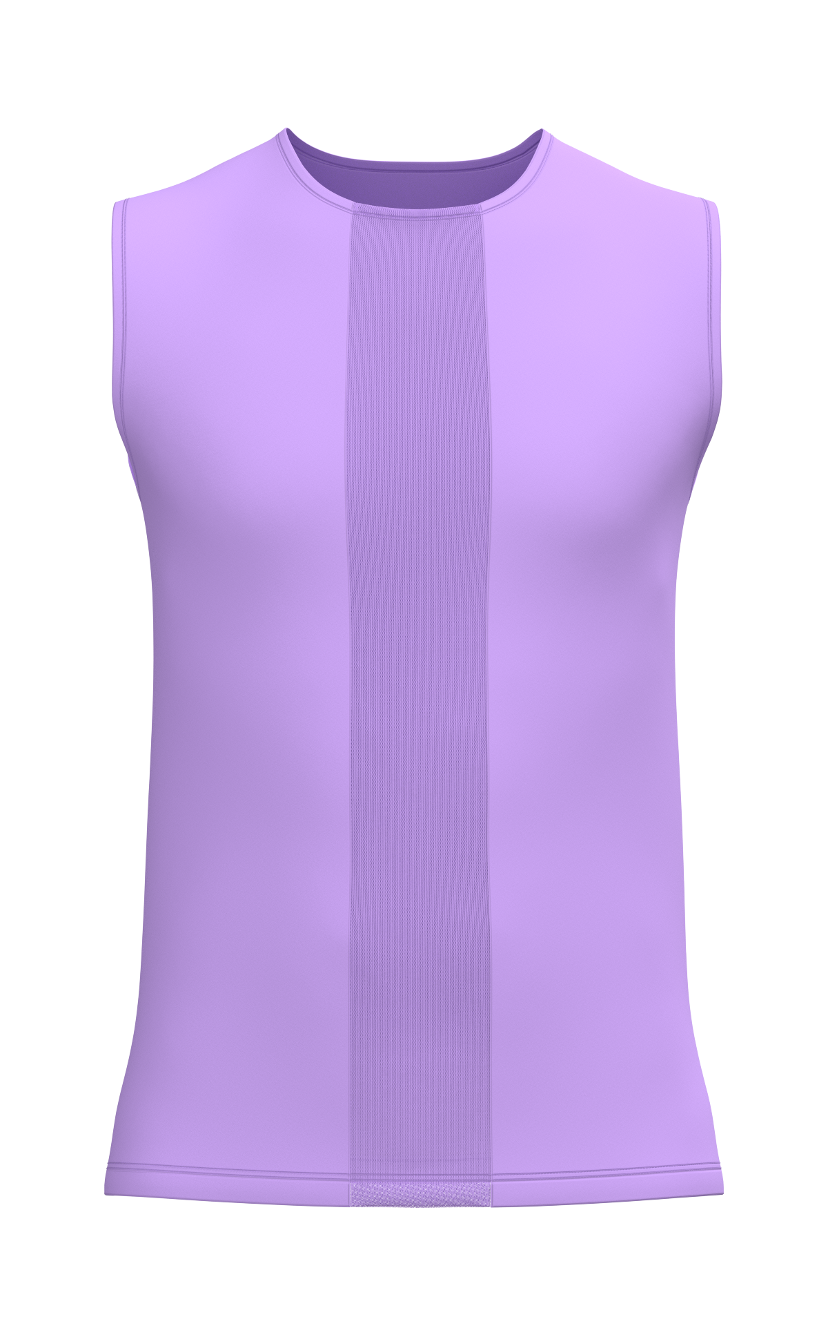 Male Mesh Detail Tank Top