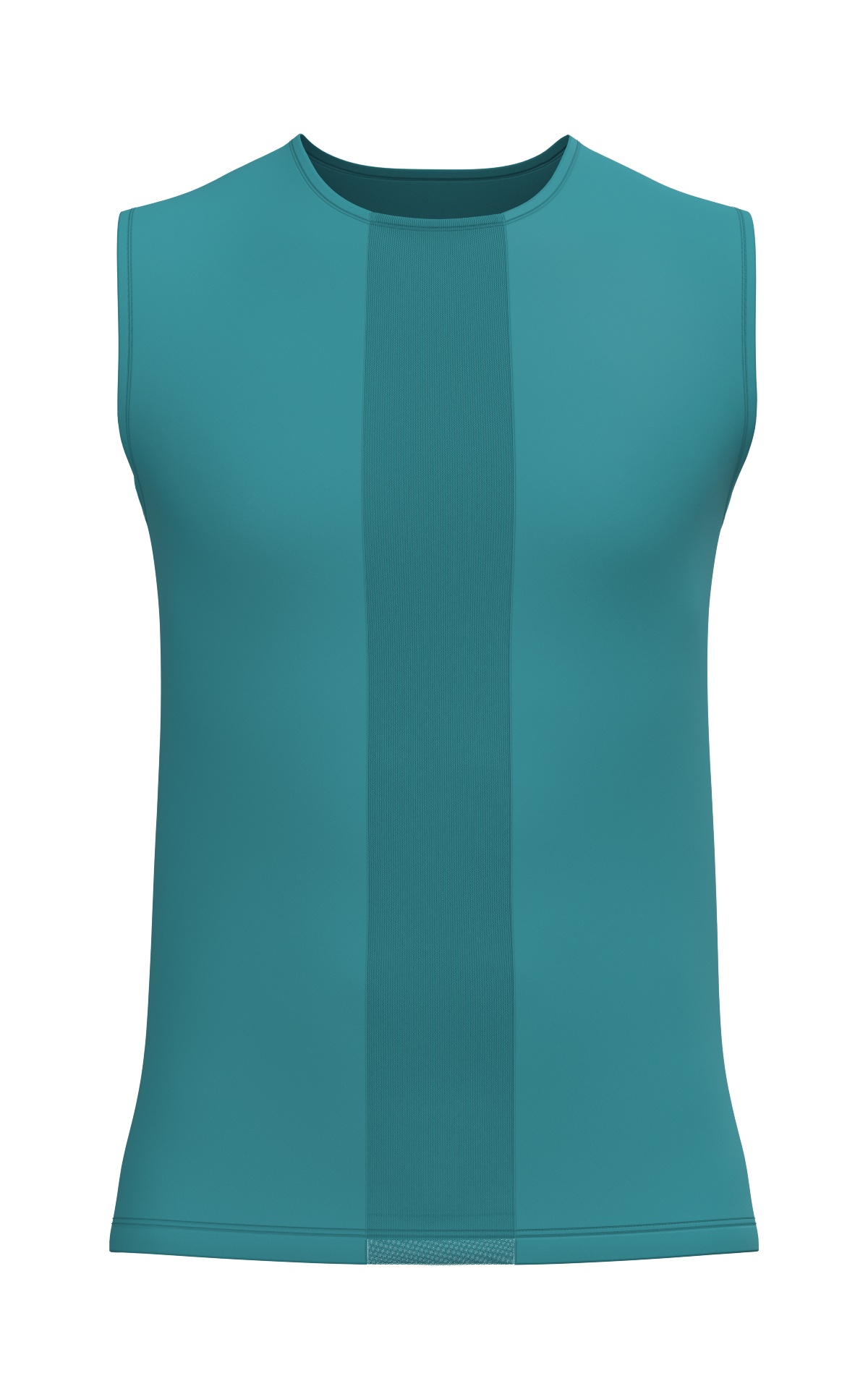 Male Mesh Detail Tank Top