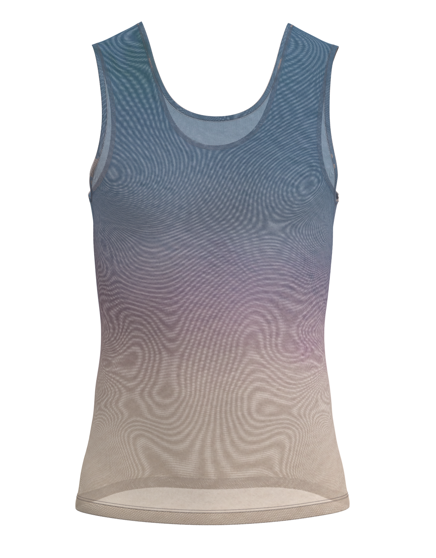 Male Fitted Mesh Tank Top