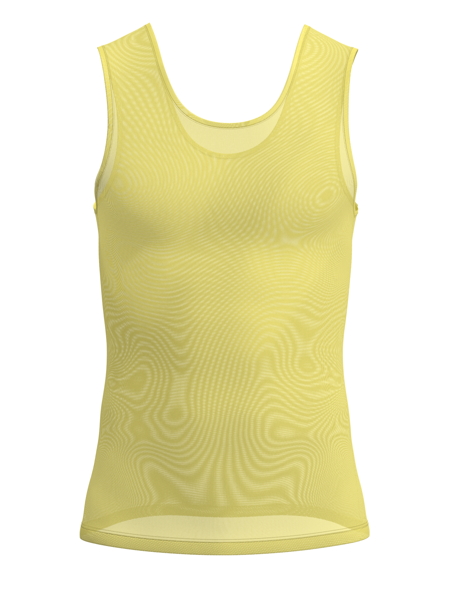 Male Fitted Mesh Tank Top