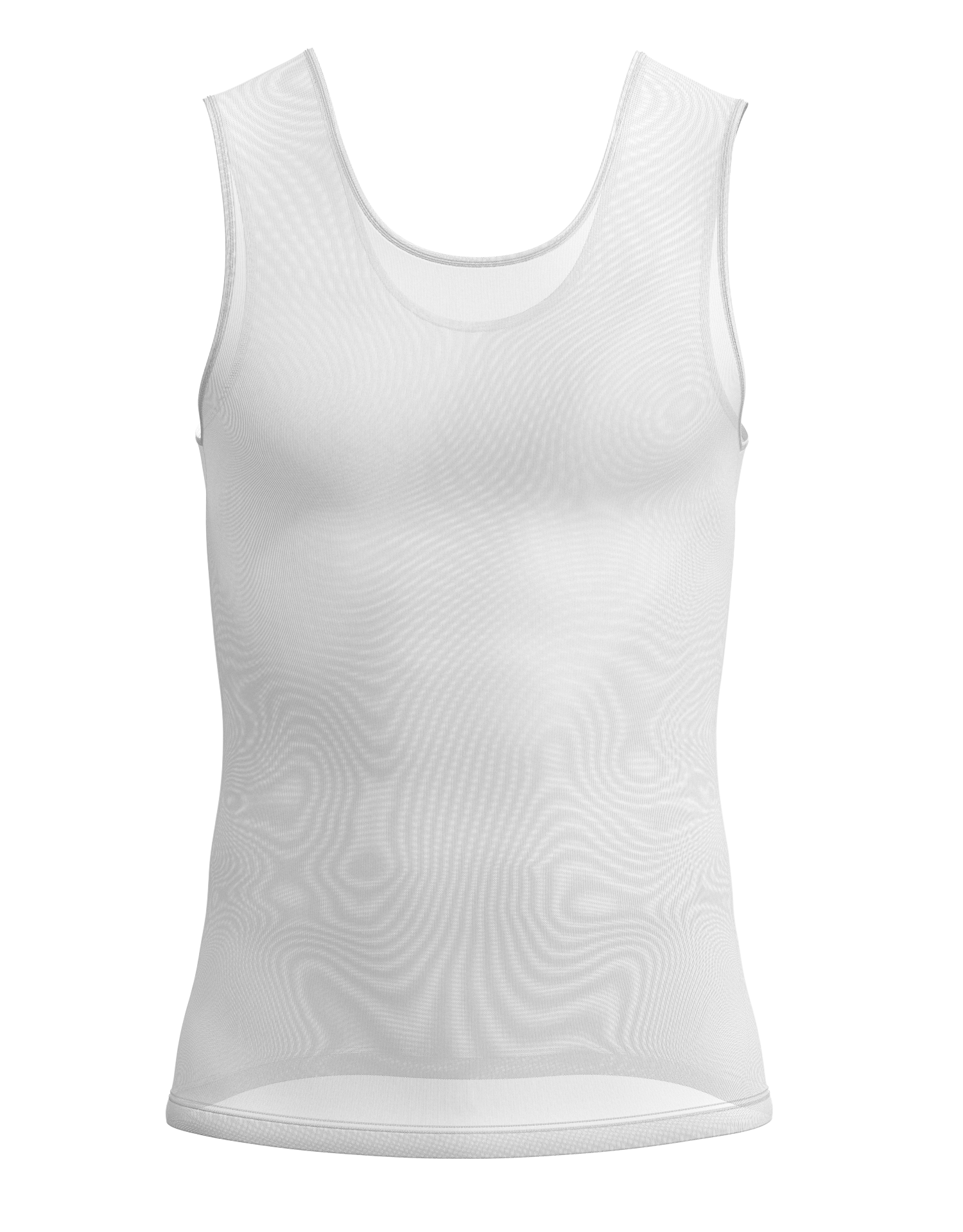 Male Fitted Mesh Tank Top