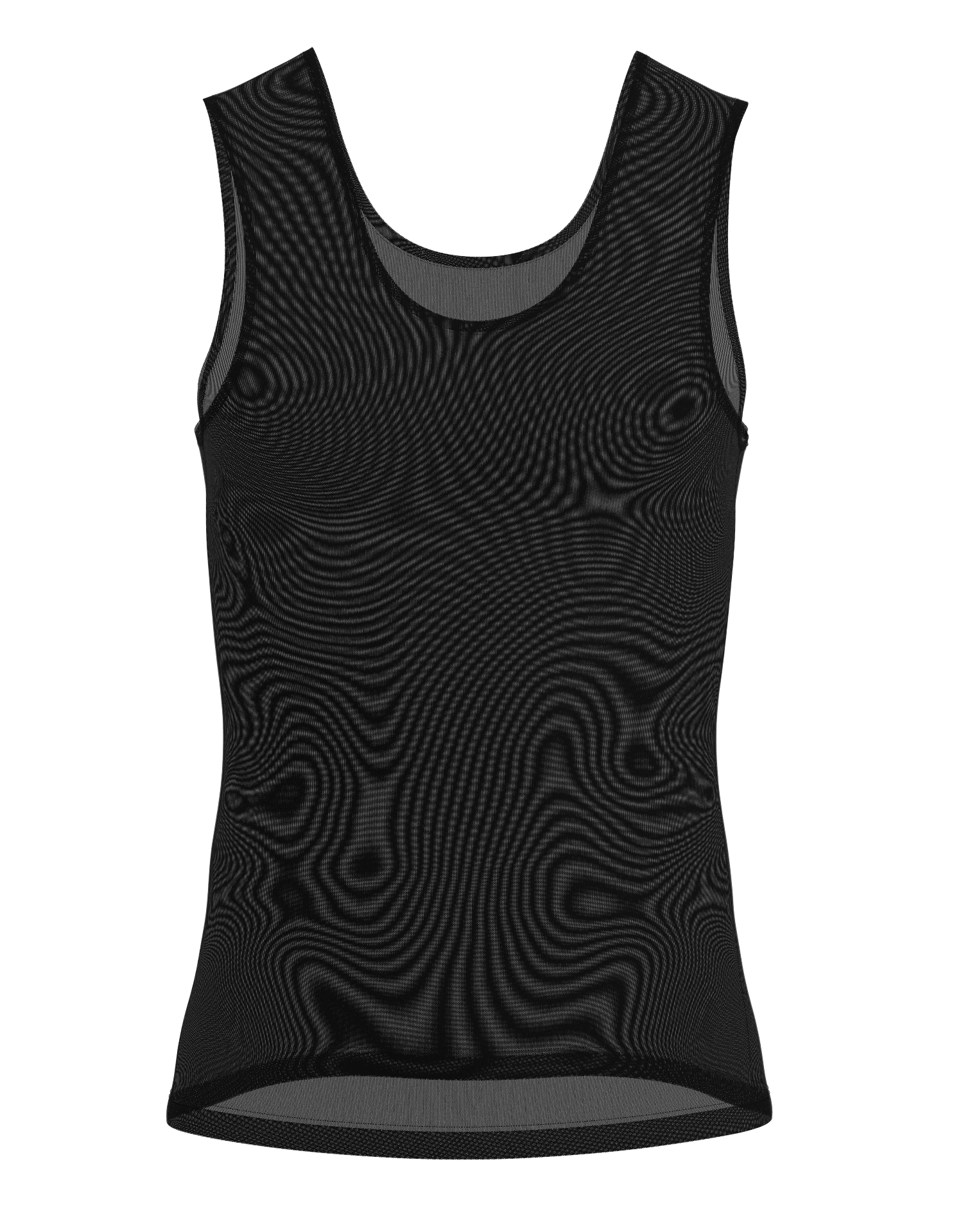 Male Fitted Mesh Tank Top