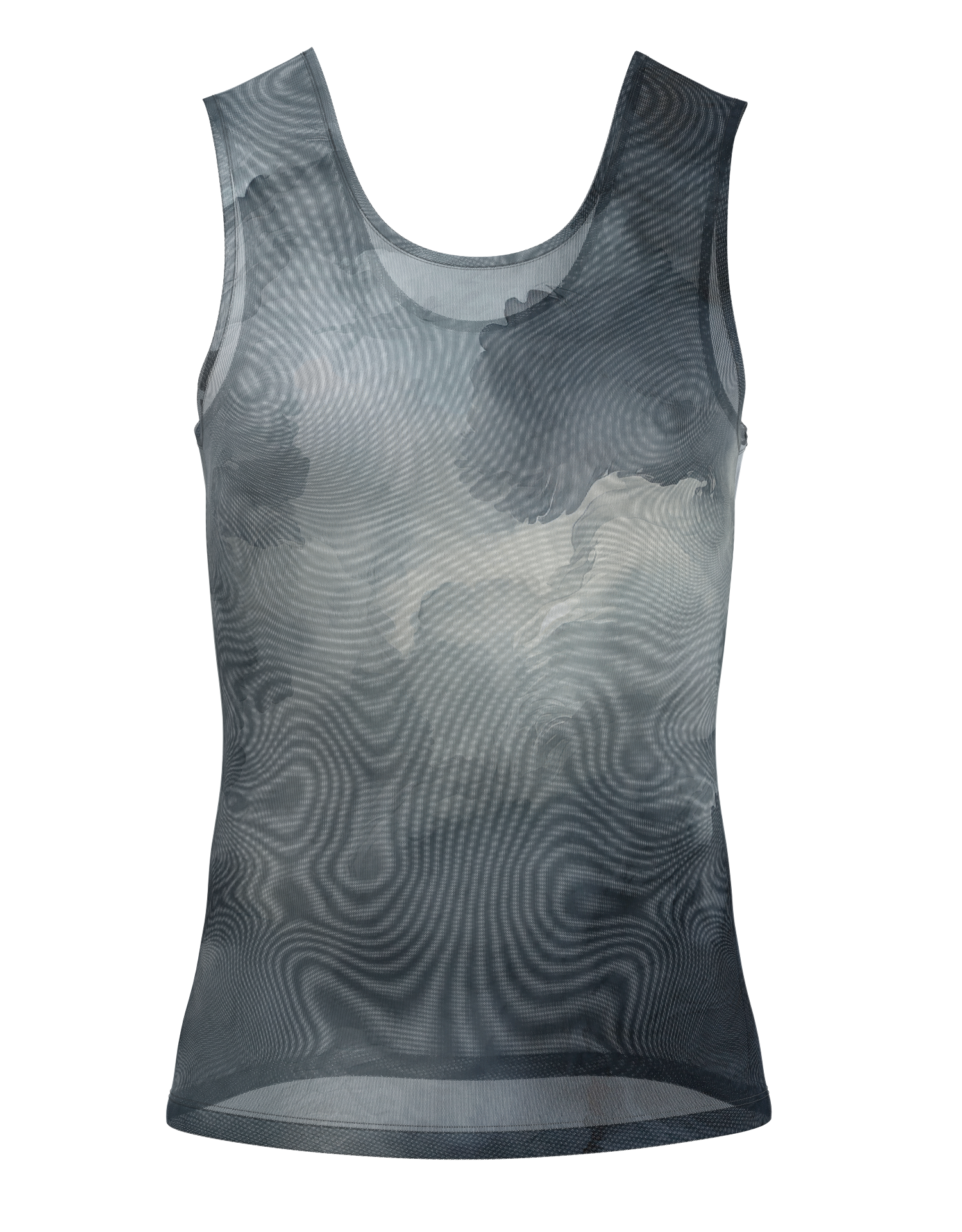 Male Fitted Mesh Tank Top