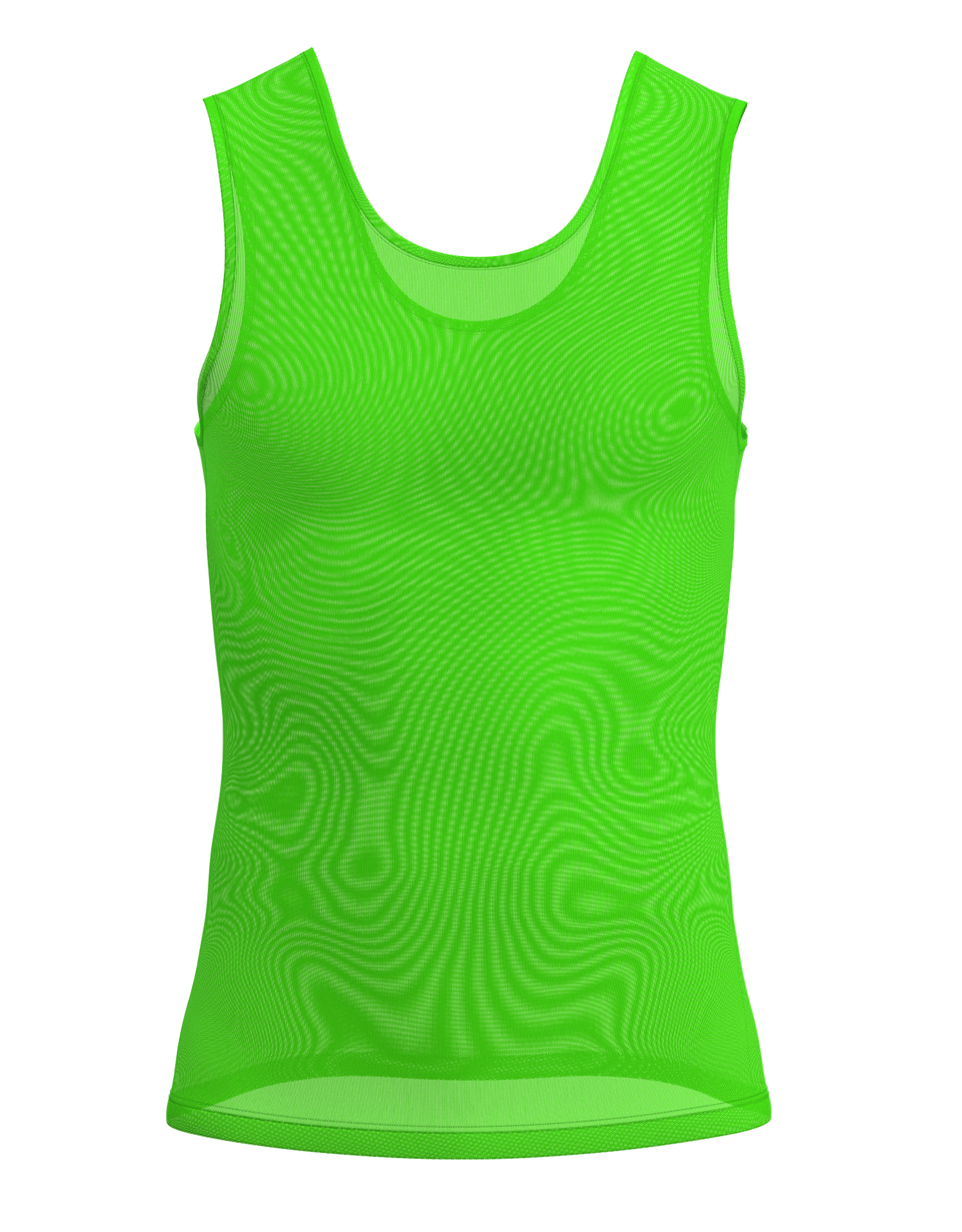Male Fitted Mesh Tank Top