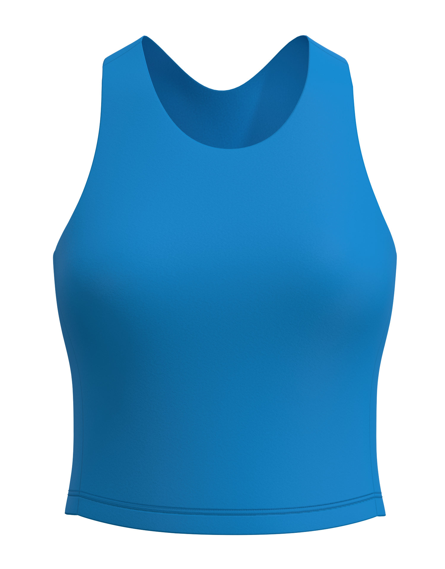 Cropped Racer Back Tank