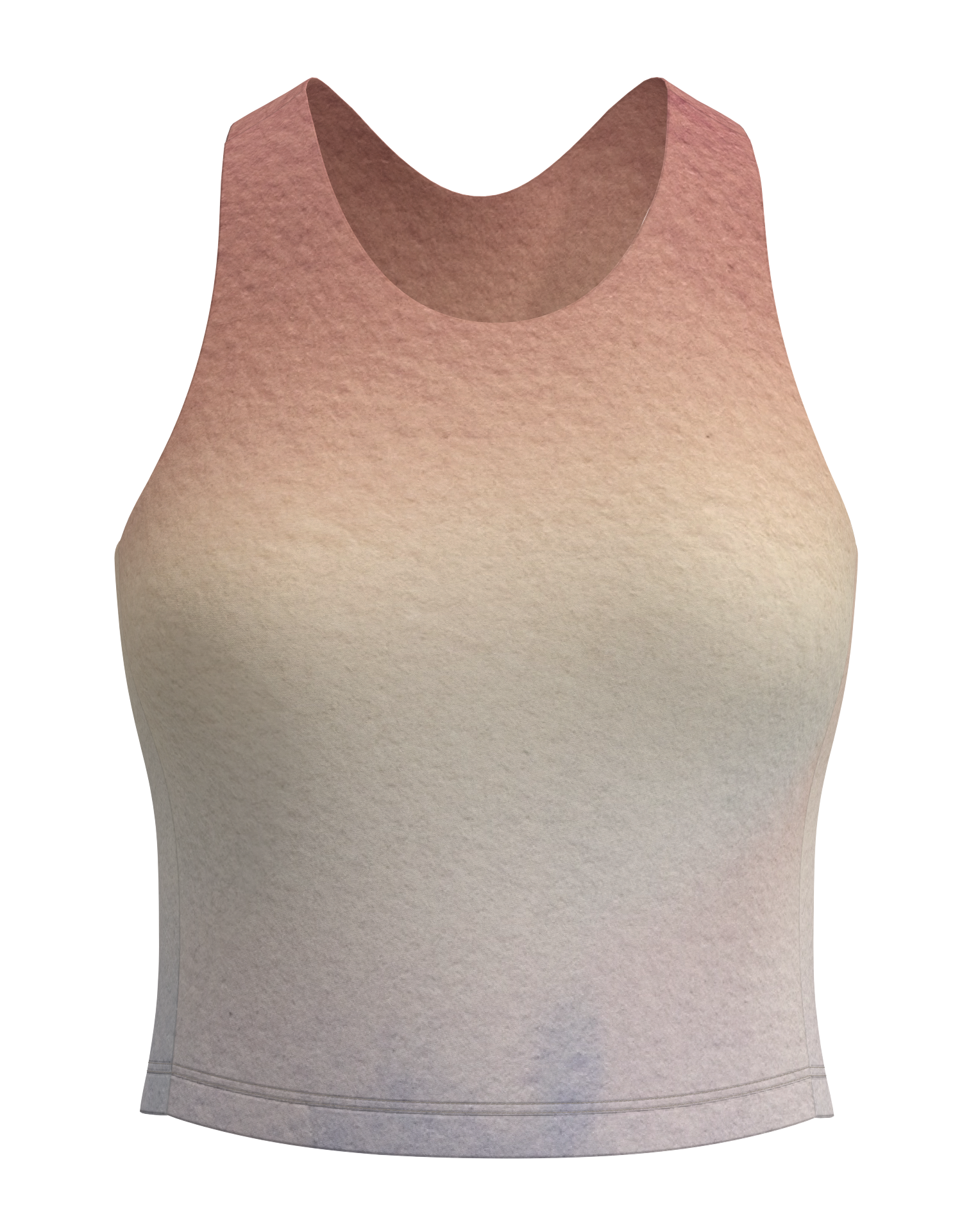 Cropped Racer Back Tank