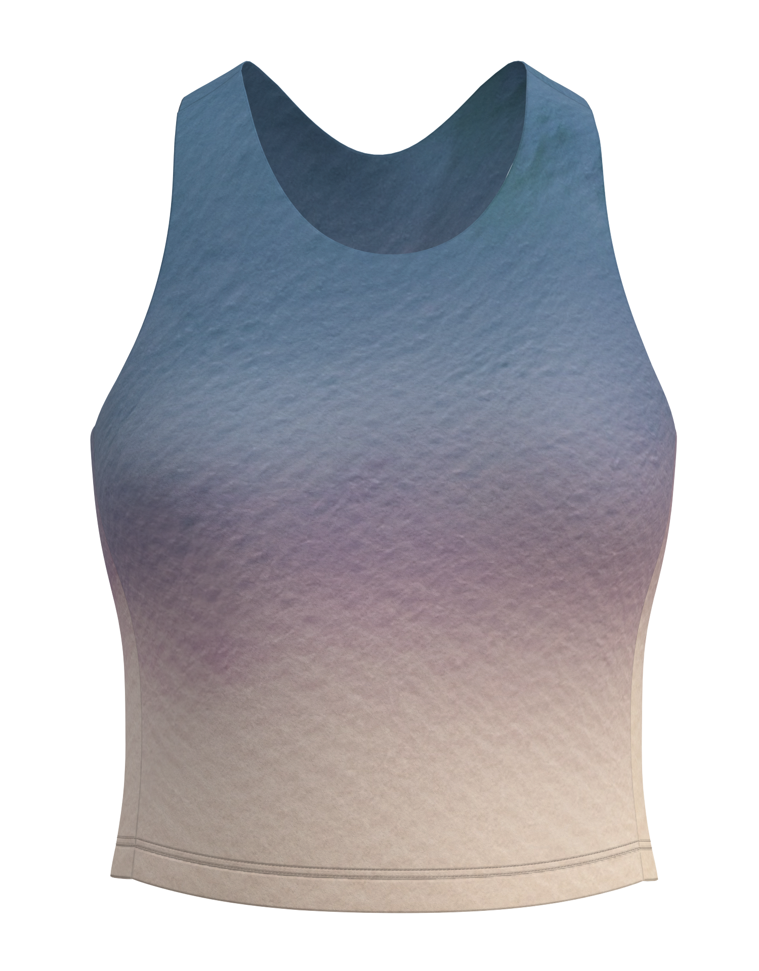 Cropped Racer Back Tank