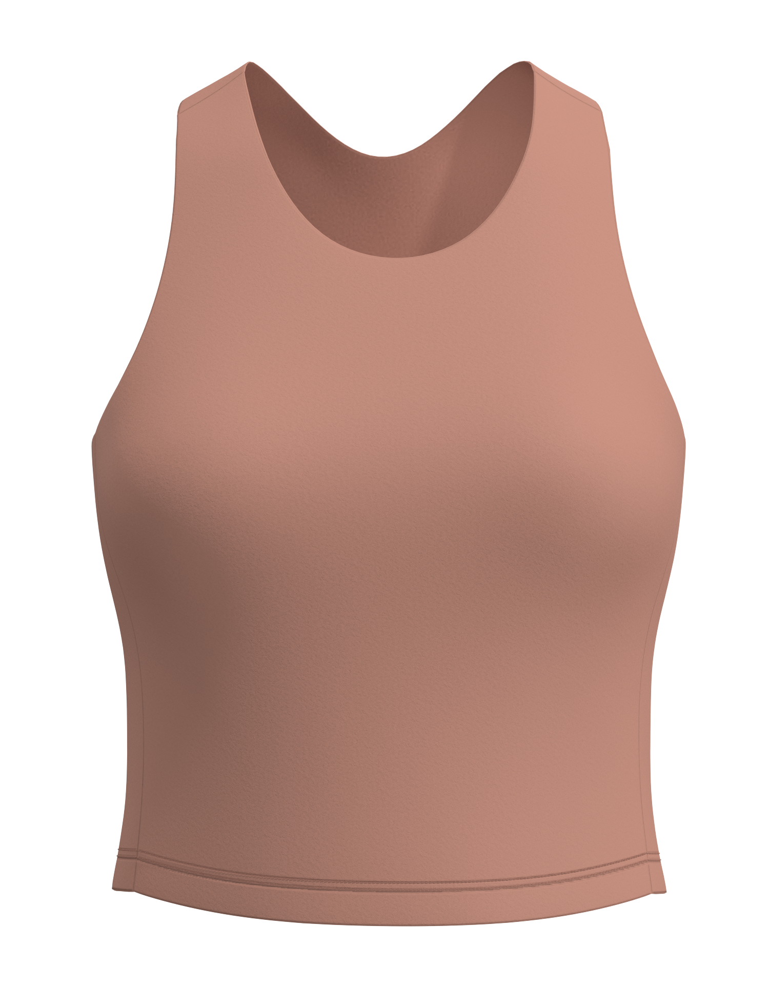 Cropped Racer Back Tank