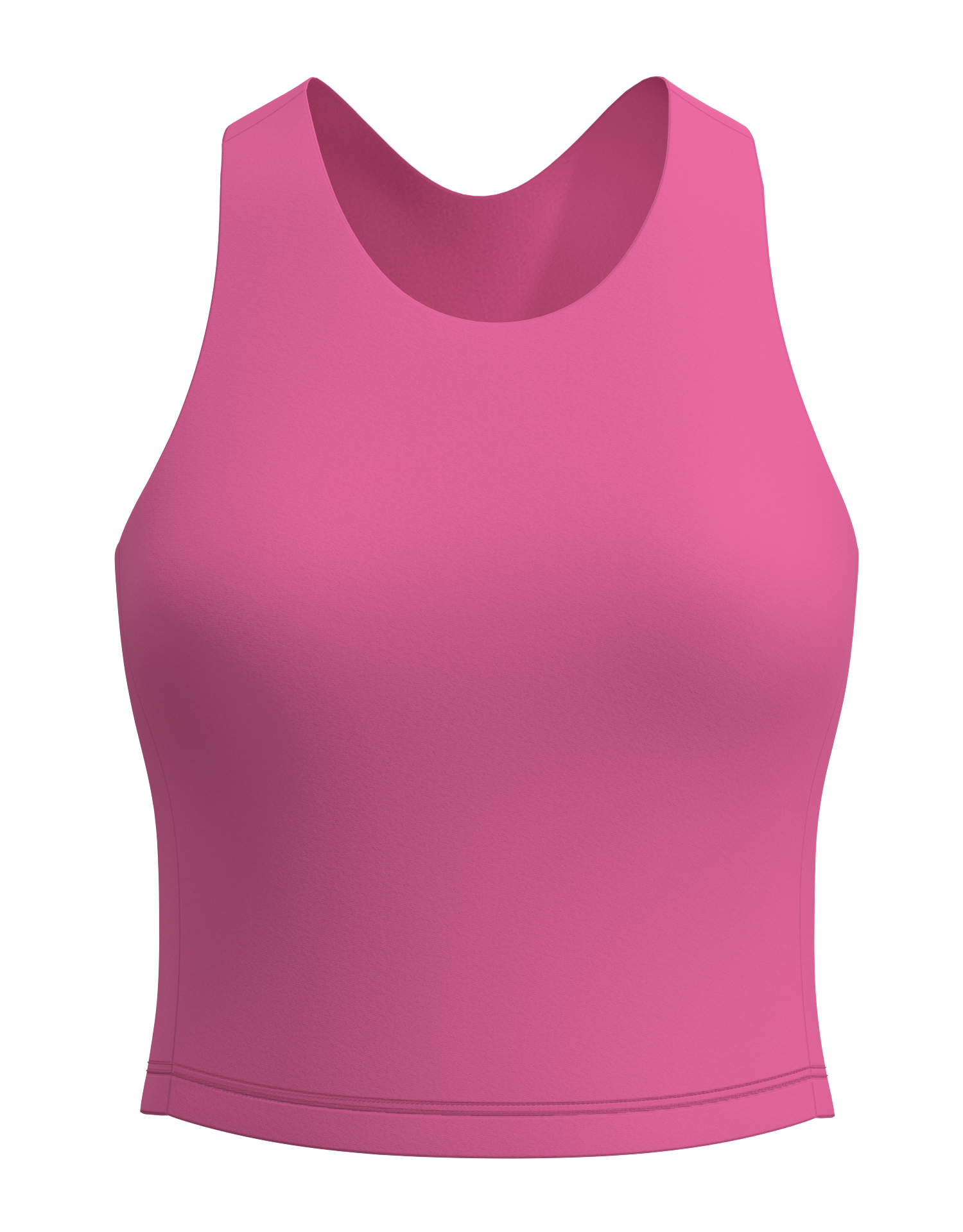 Cropped Racer Back Tank