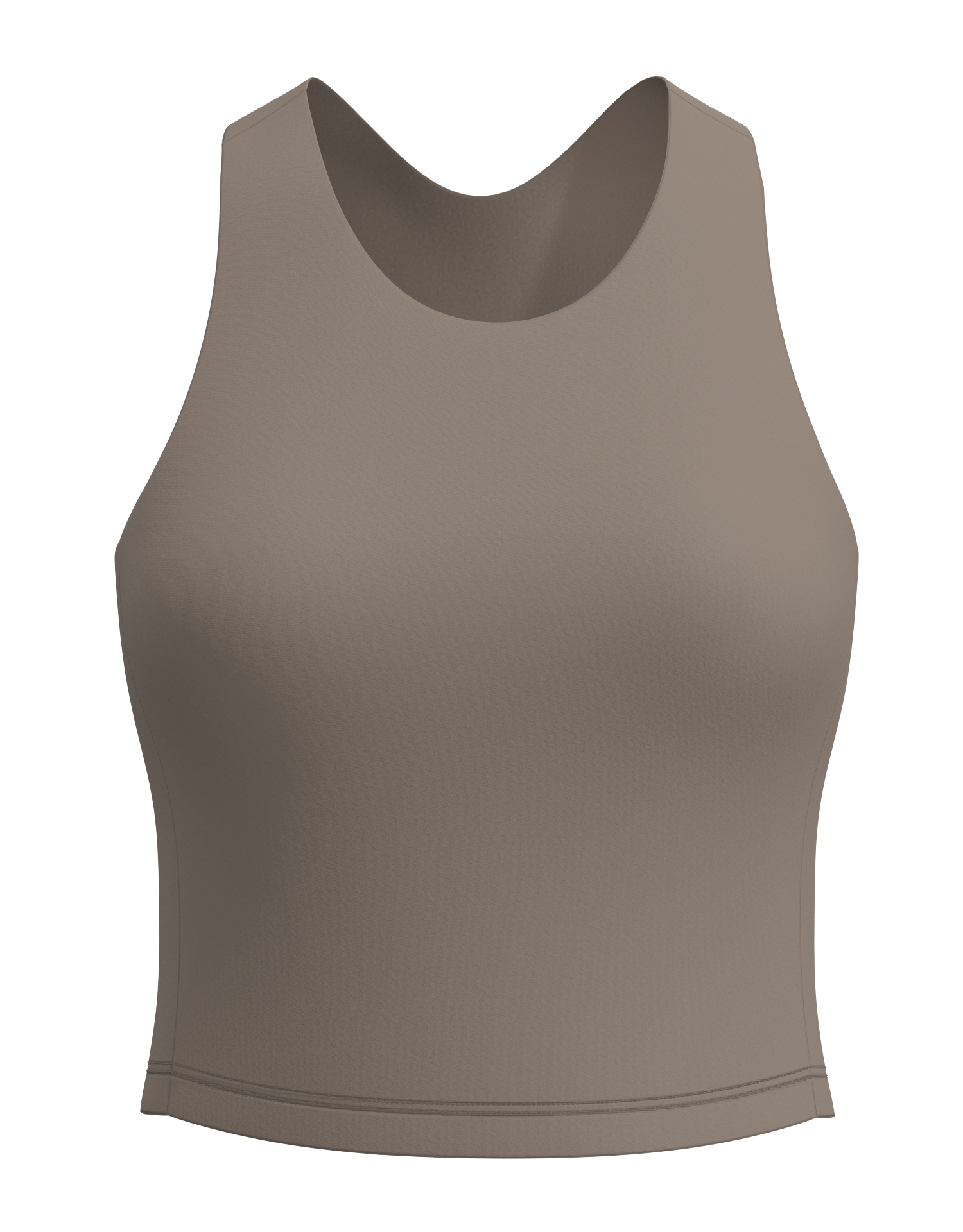 Cropped Racer Back Tank