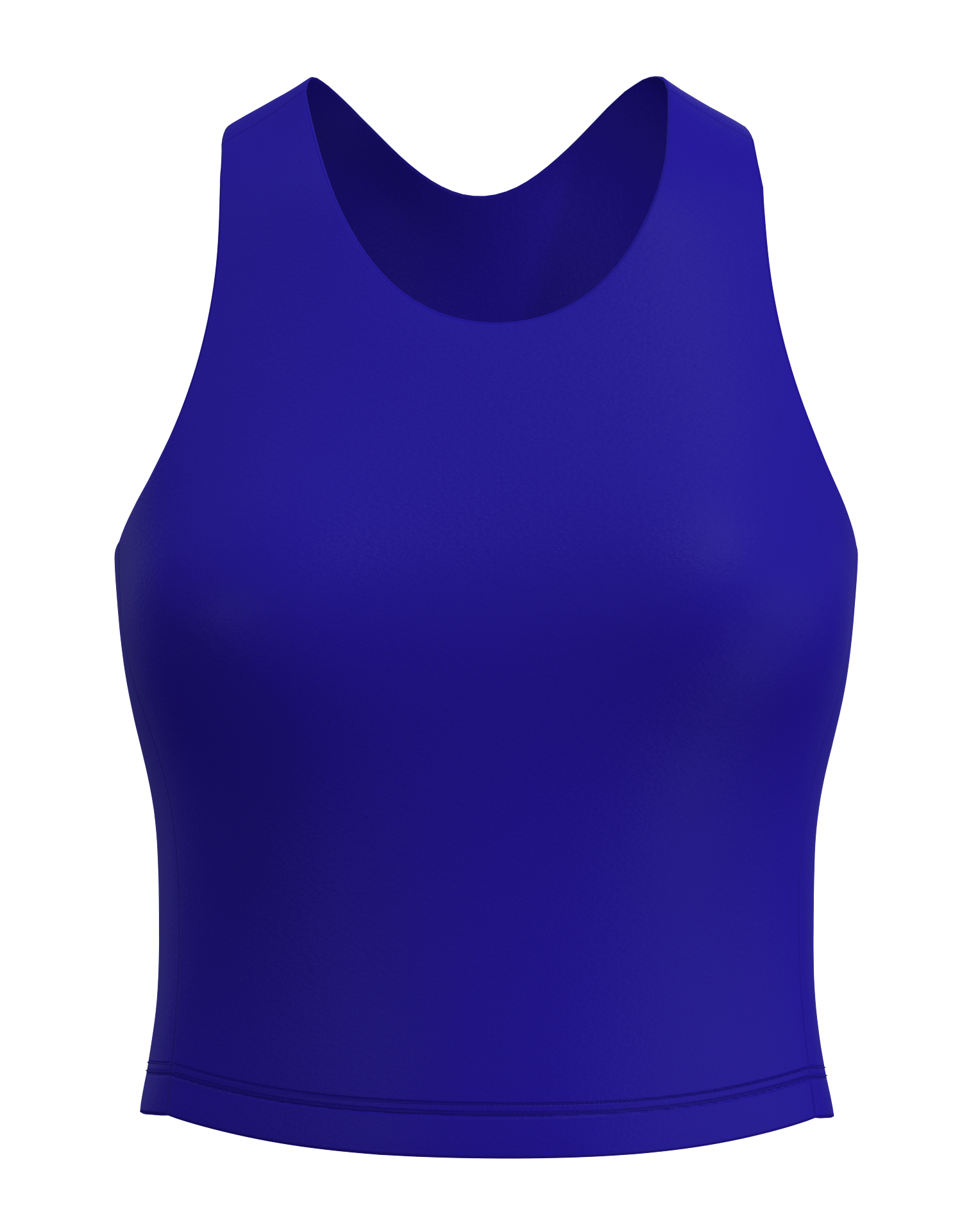 Cropped Racer Back Tank