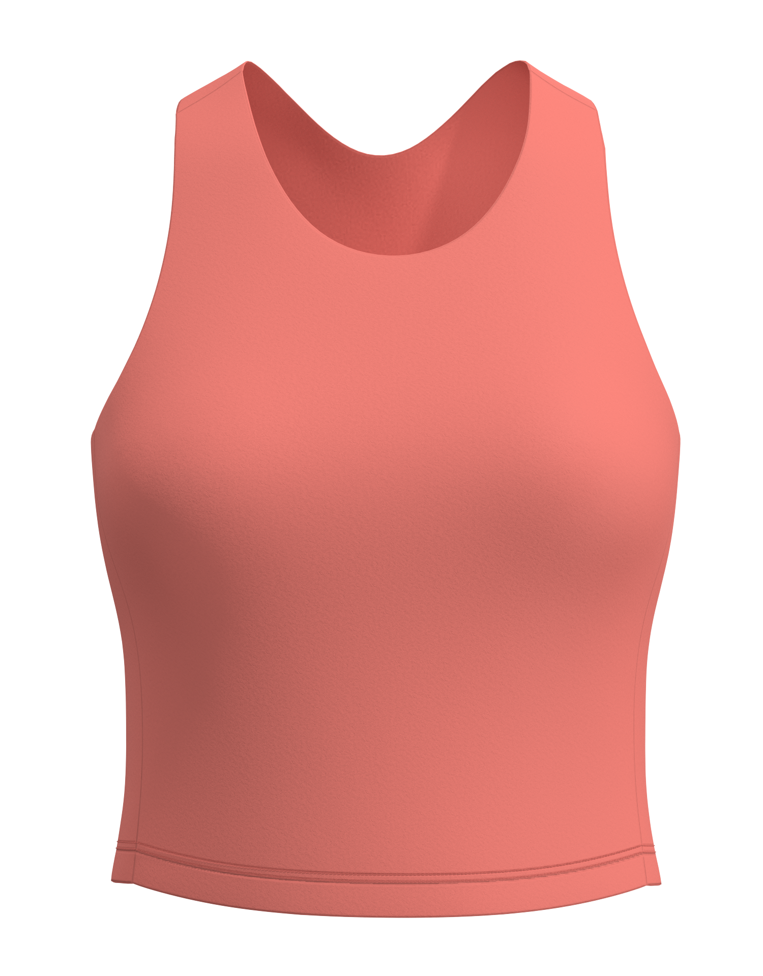 Cropped Racer Back Tank