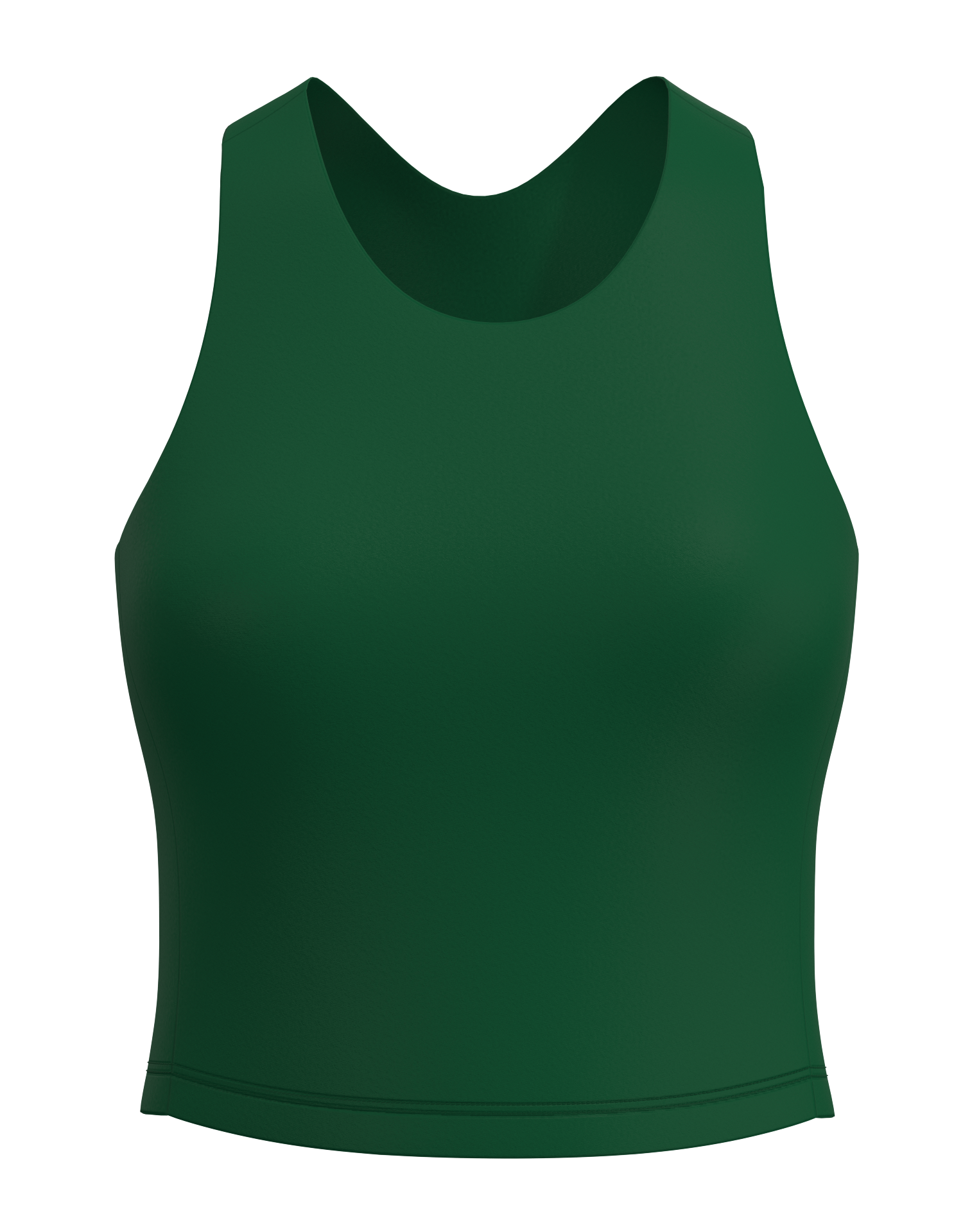 Cropped Racer Back Tank