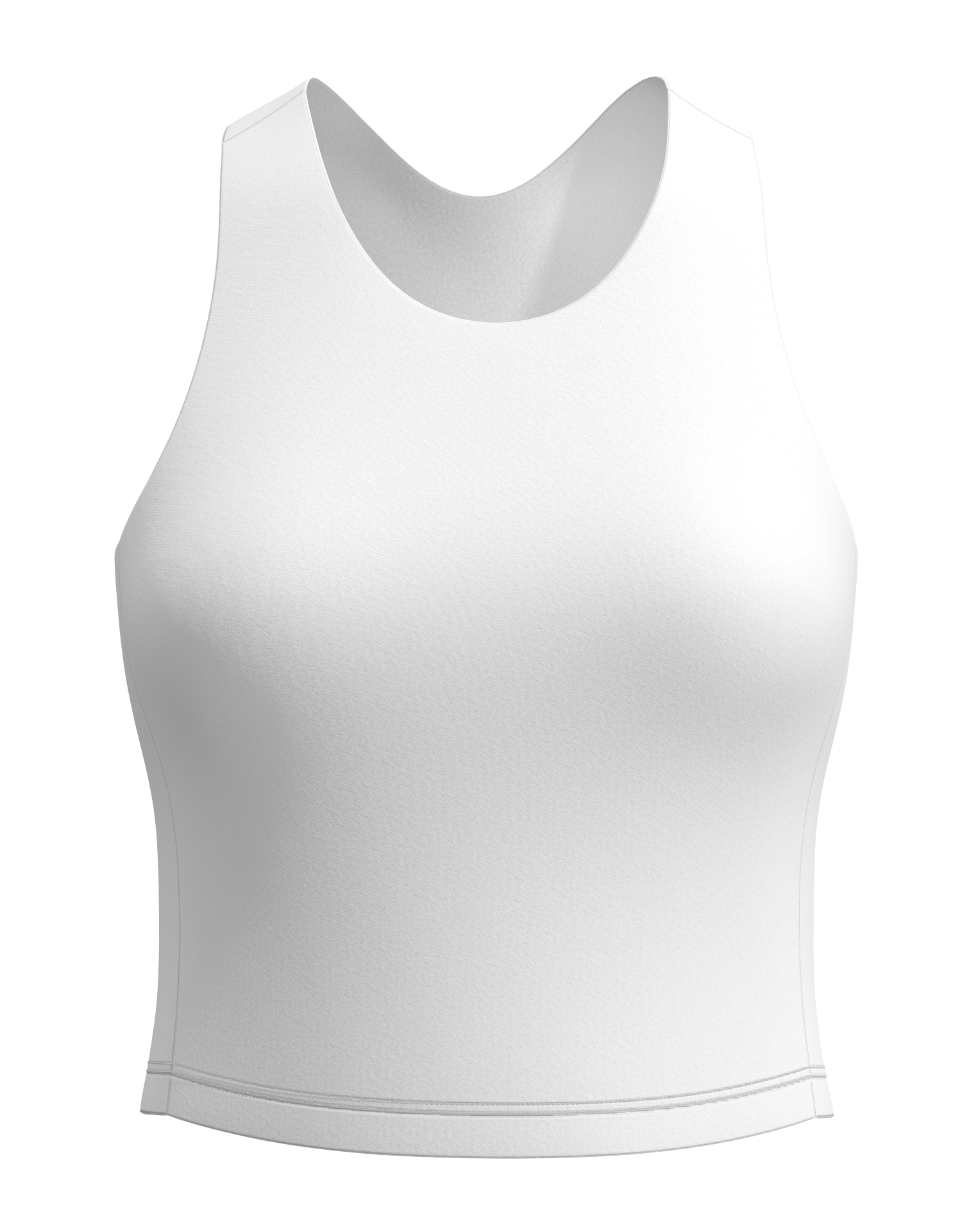 Cropped Racer Back Tank