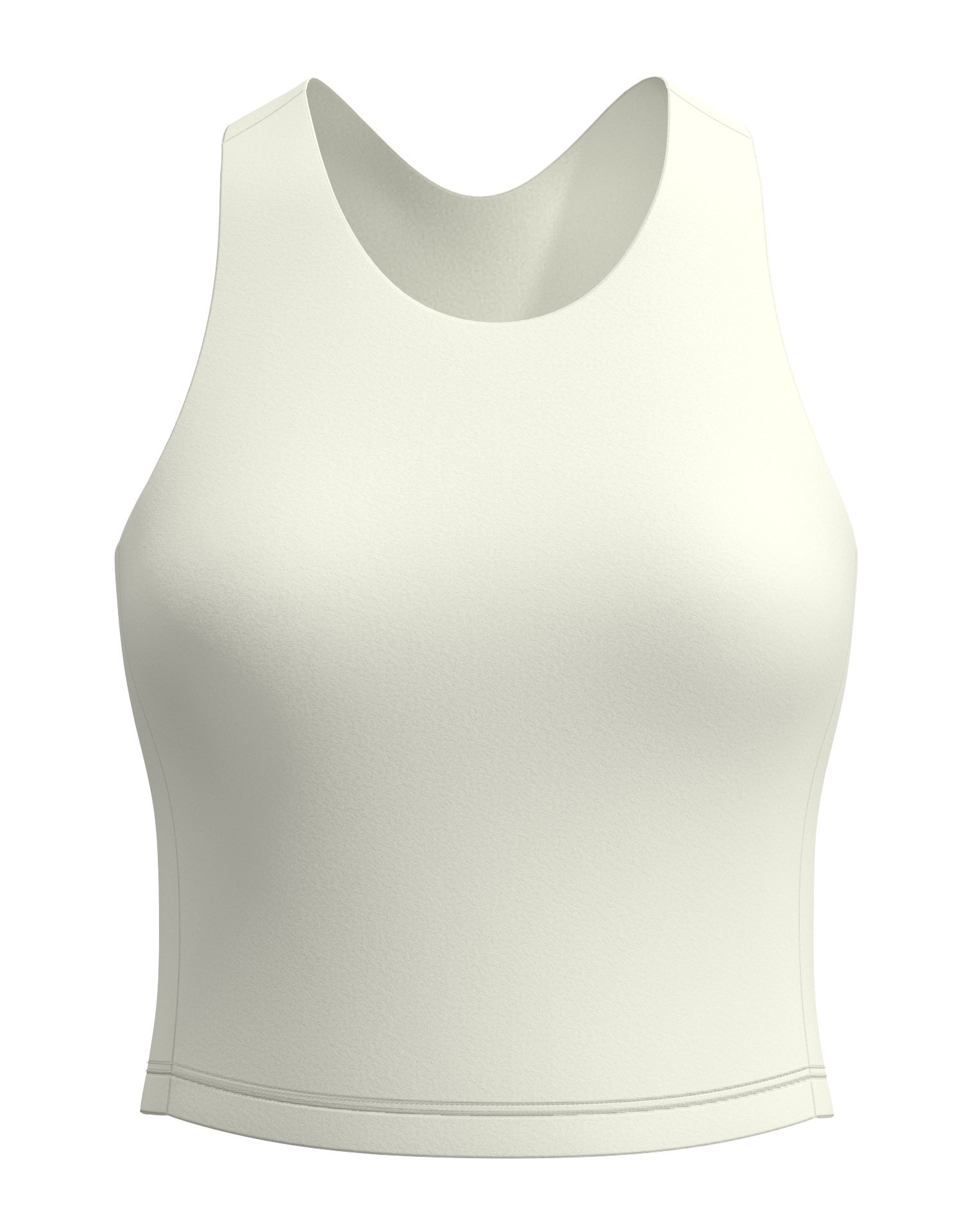 Cropped Racer Back Tank