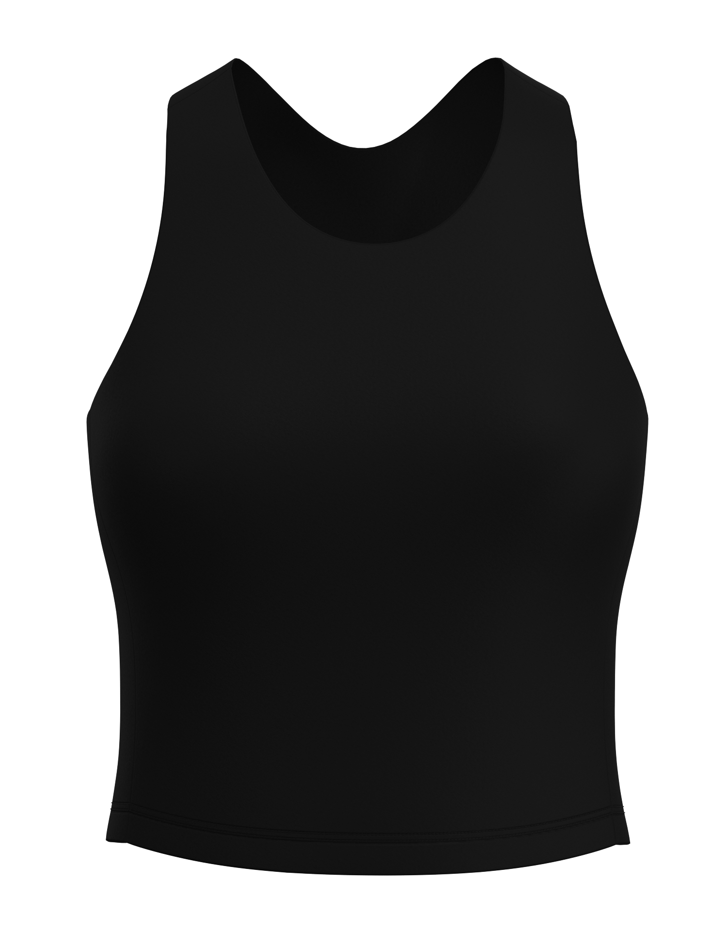 Cropped Racer Back Tank