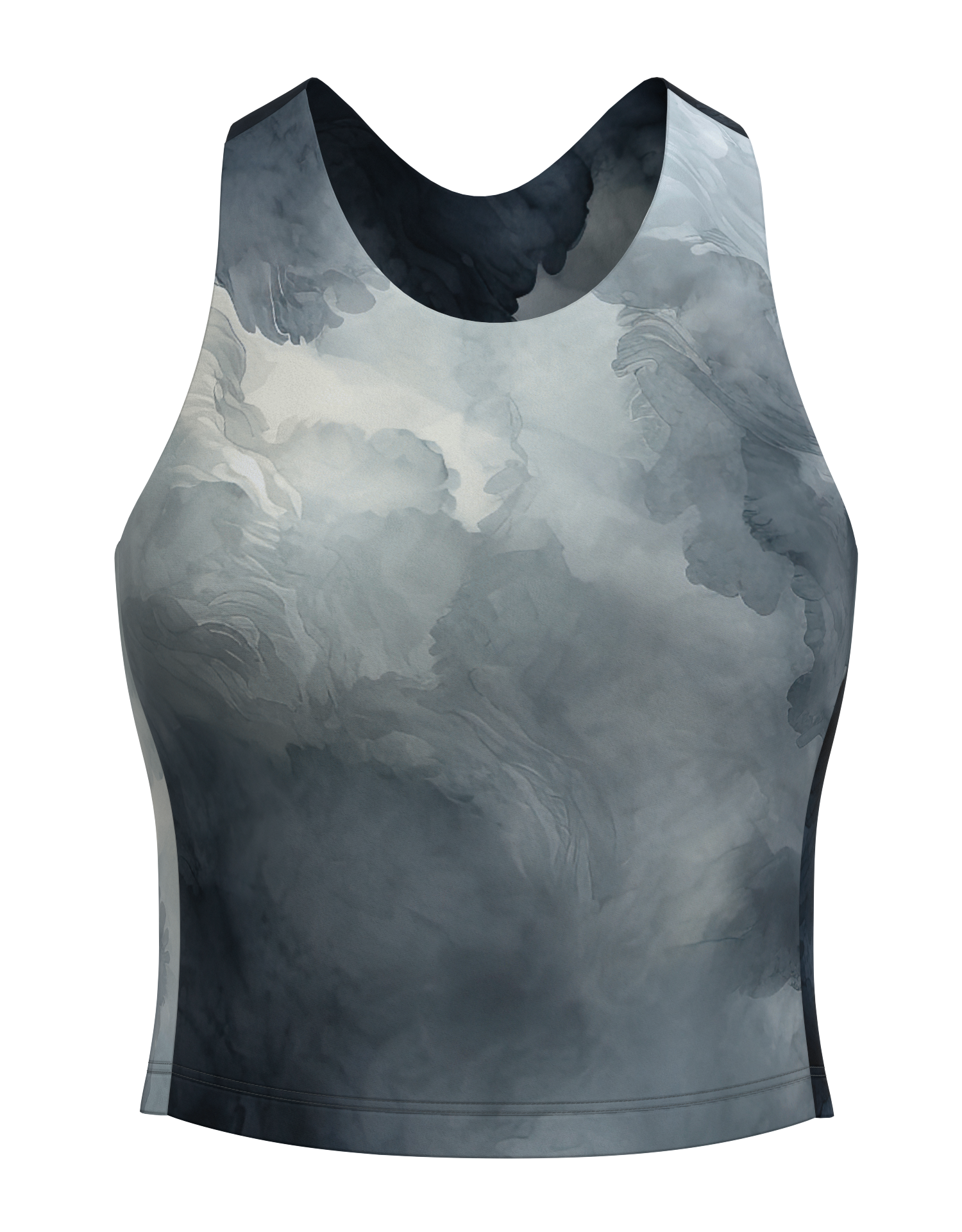 Cropped Racer Back Tank