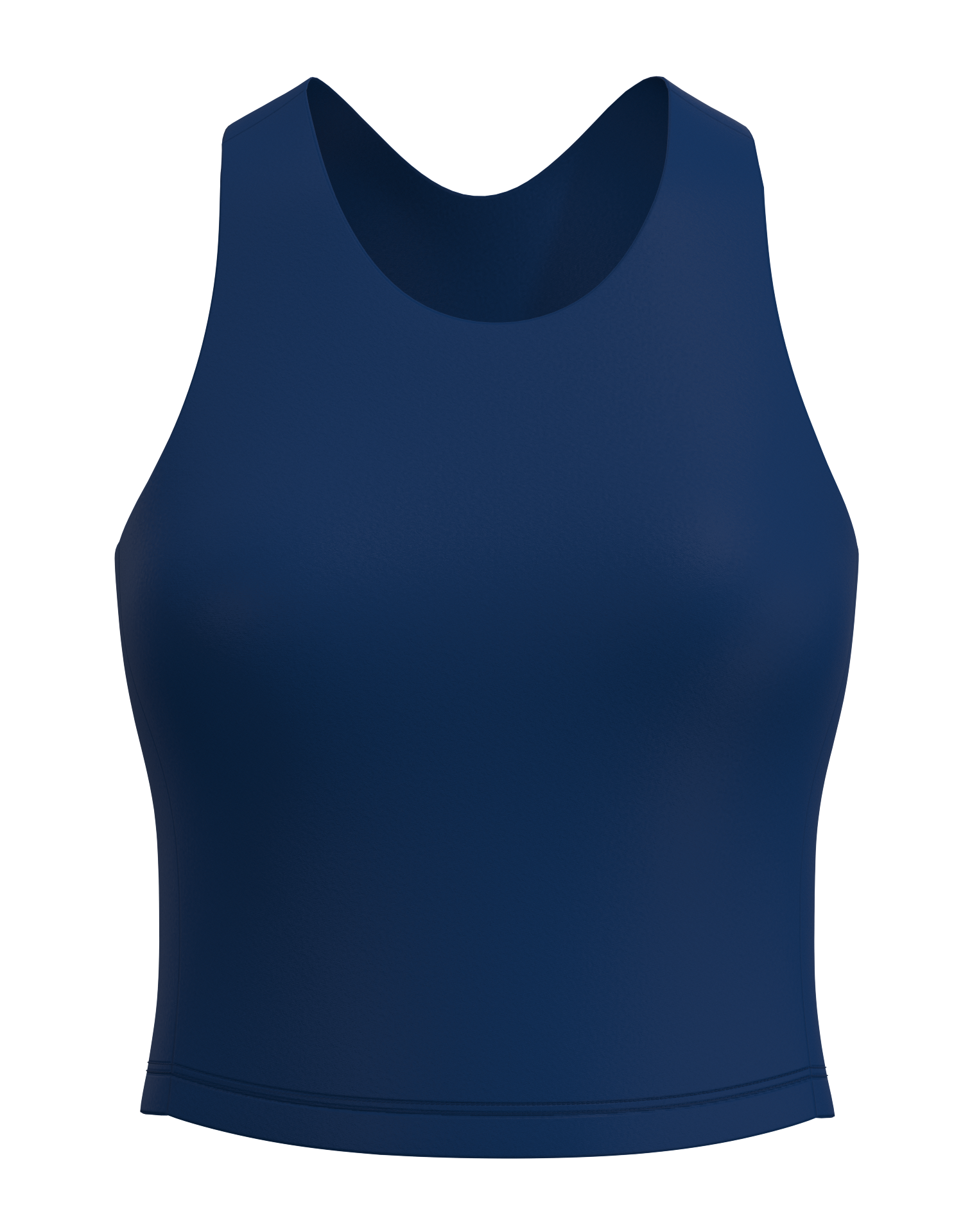 Cropped Racer Back Tank