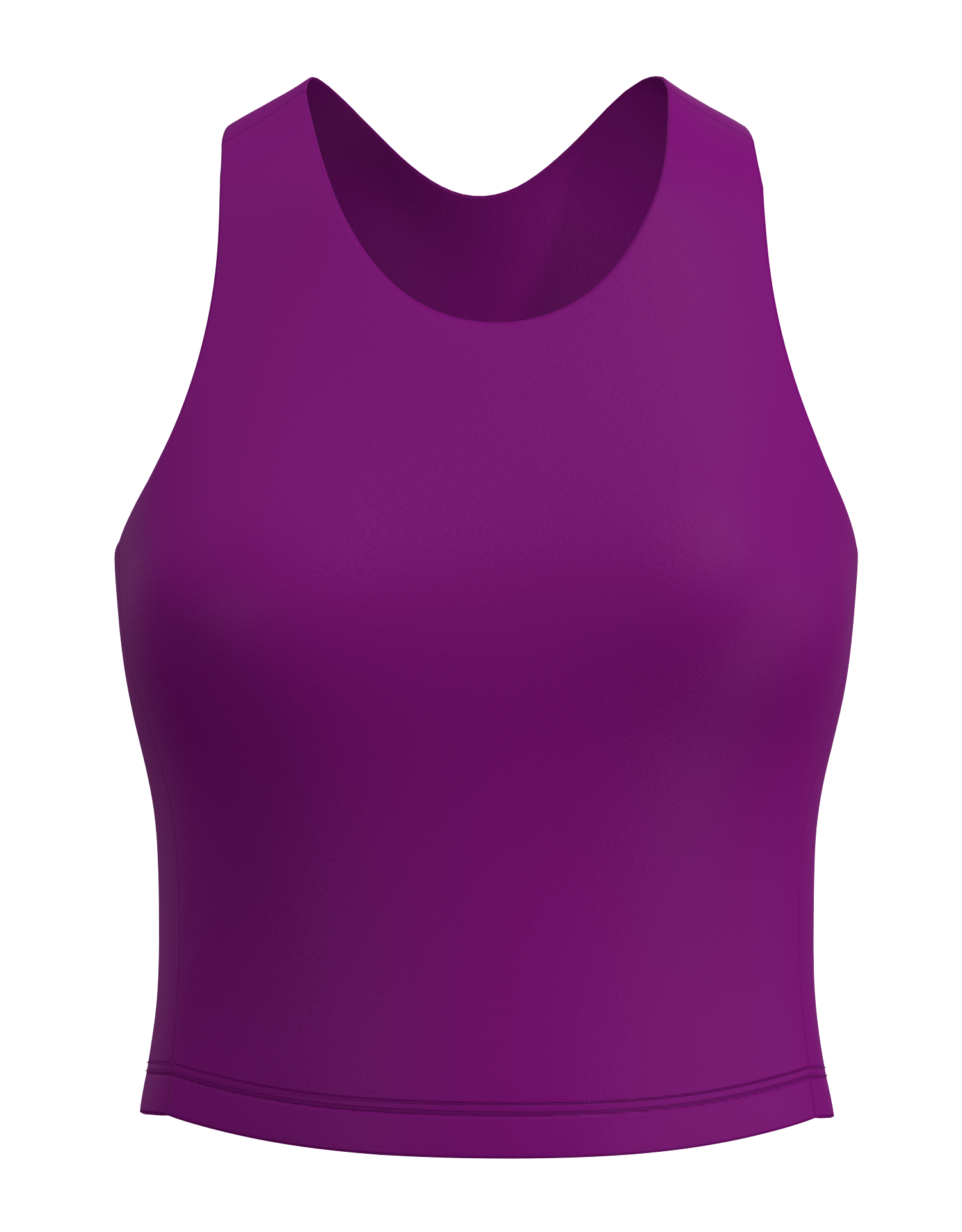 Cropped Racer Back Tank