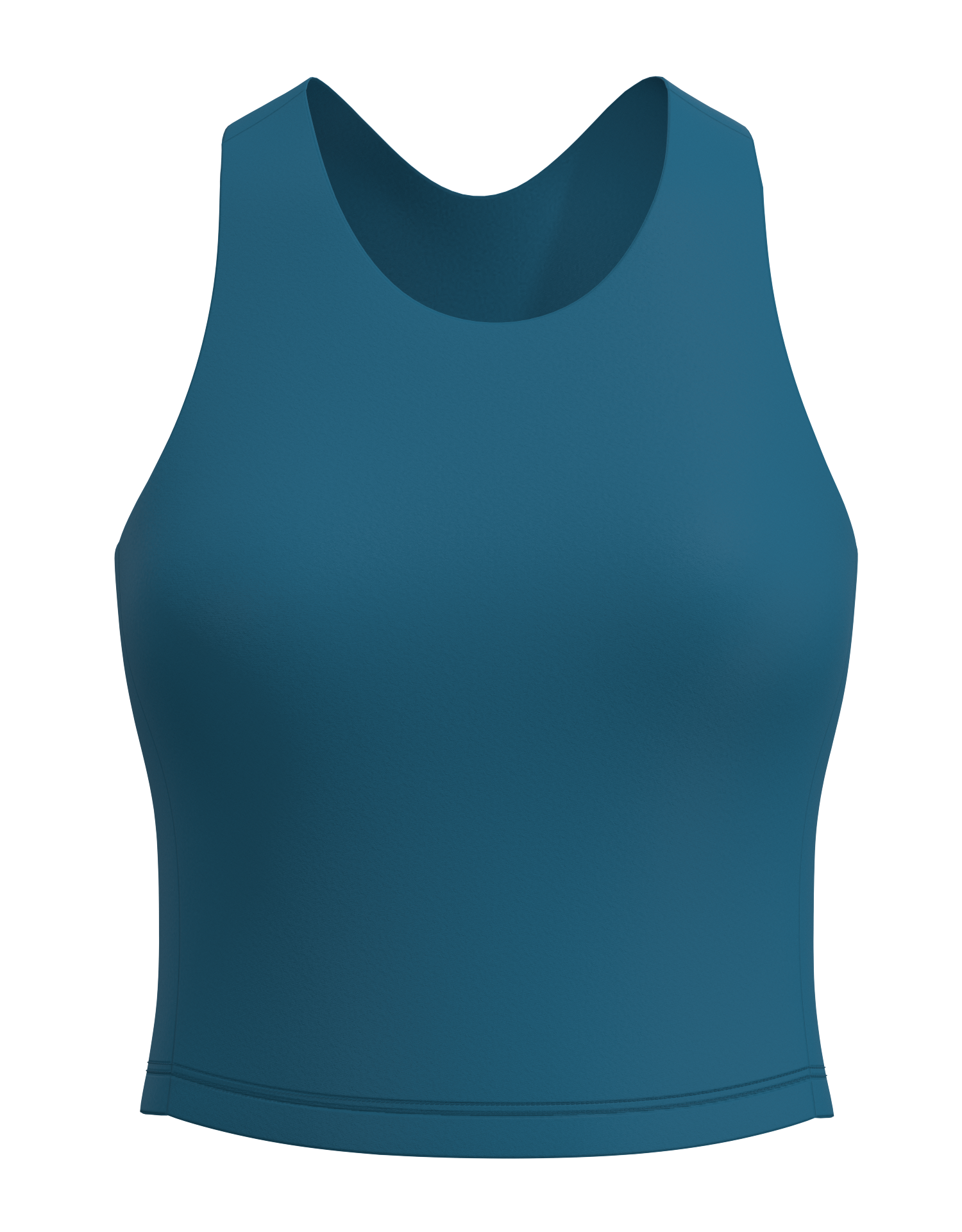 Cropped Racer Back Tank