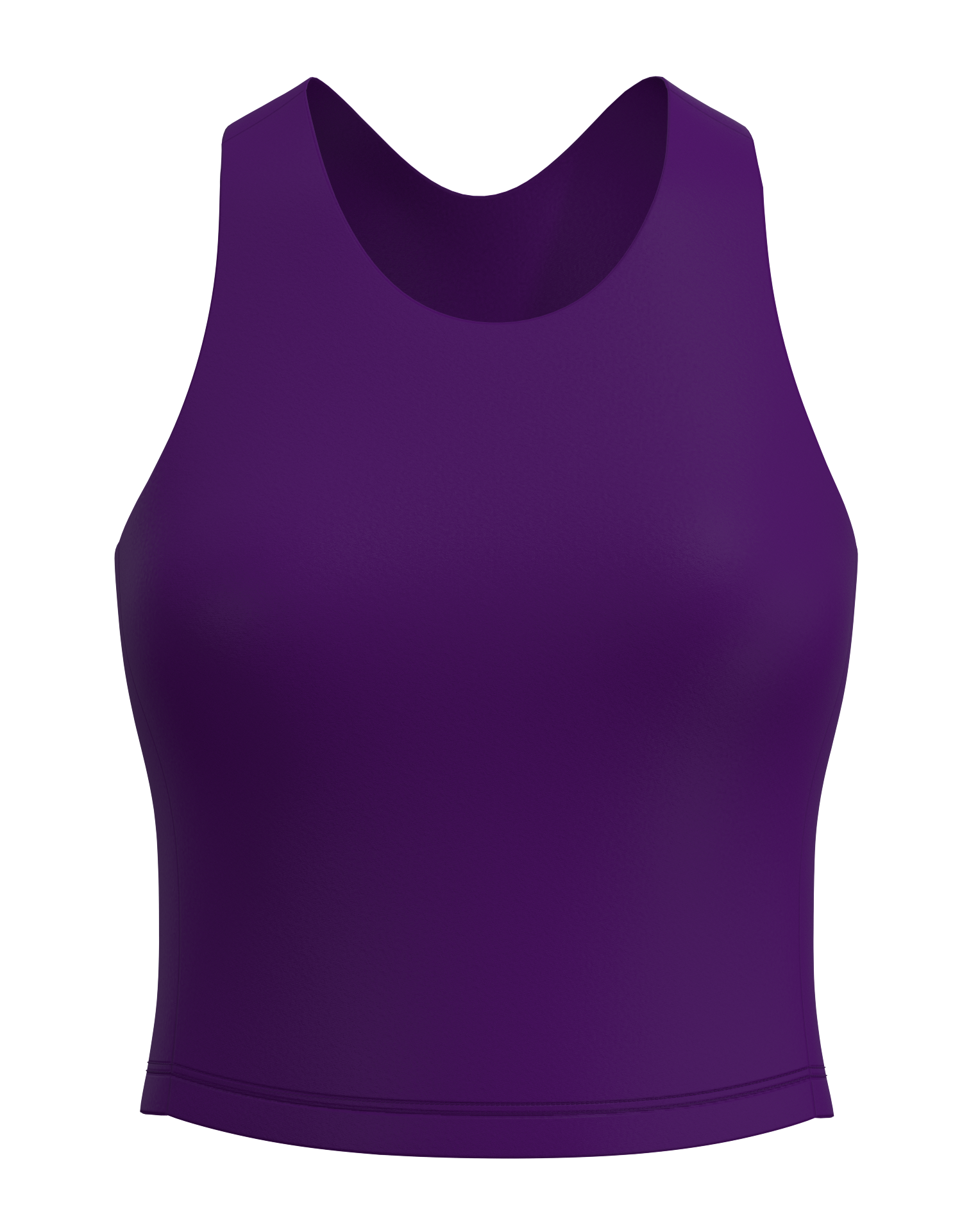 Cropped Racer Back Tank