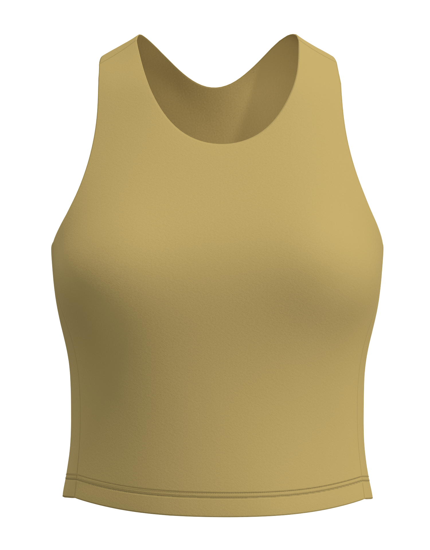 Cropped Racer Back Tank