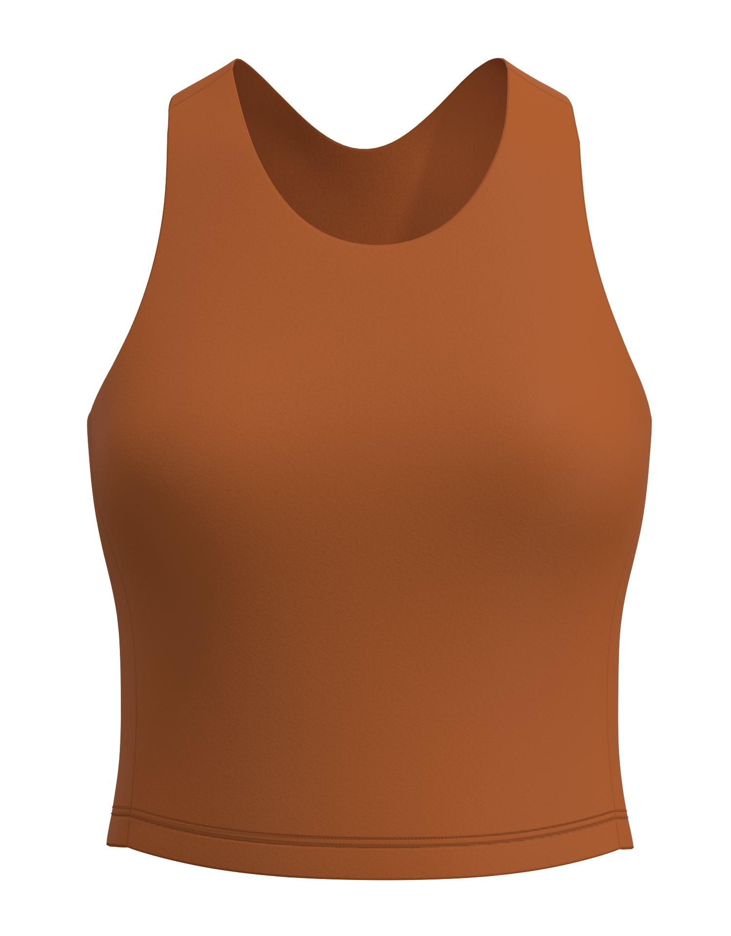 Cropped Racer Back Tank