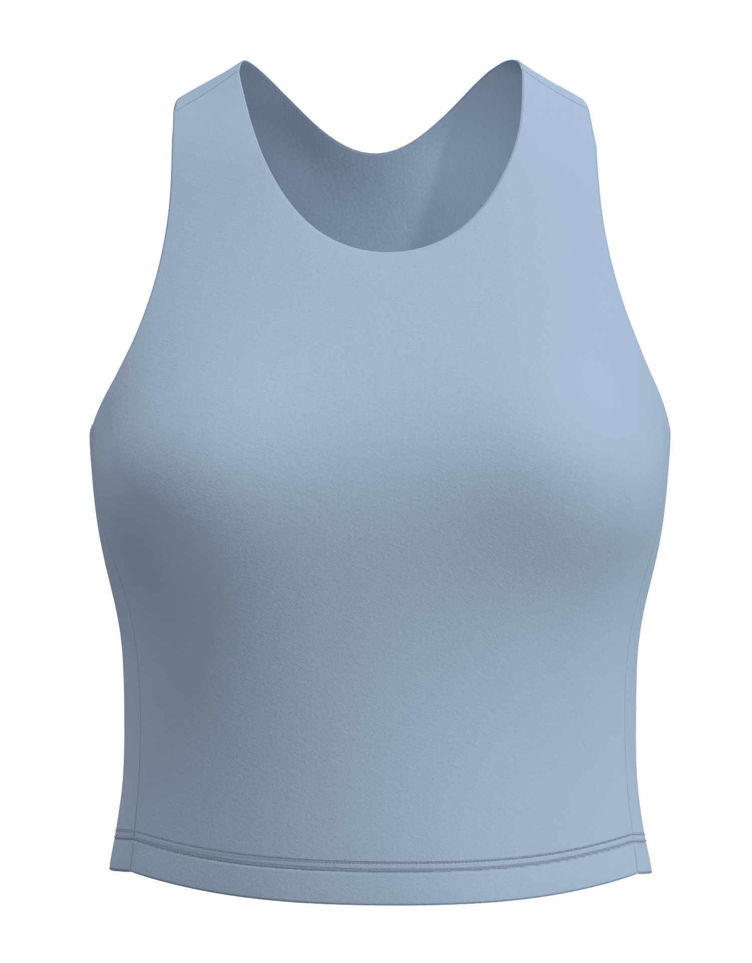 Cropped Racer Back Tank