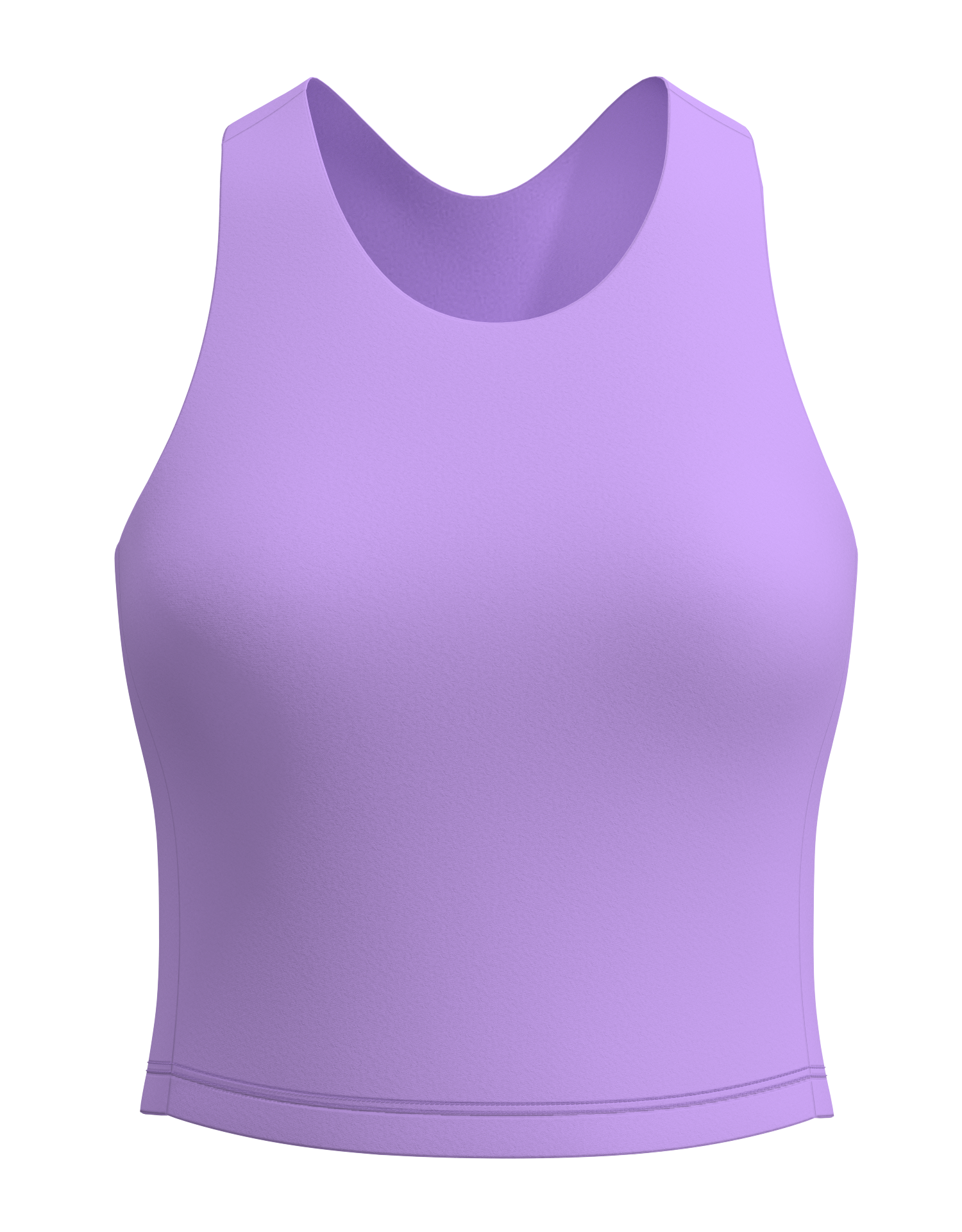 Cropped Racer Back Tank