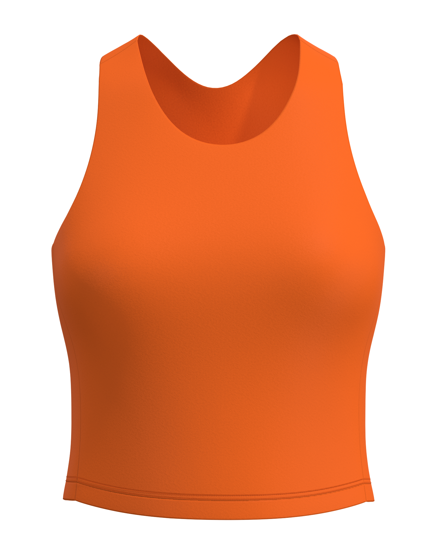 Cropped Racer Back Tank