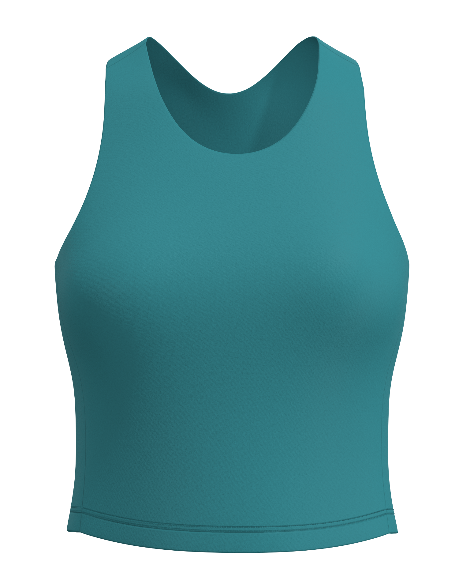 Cropped Racer Back Tank