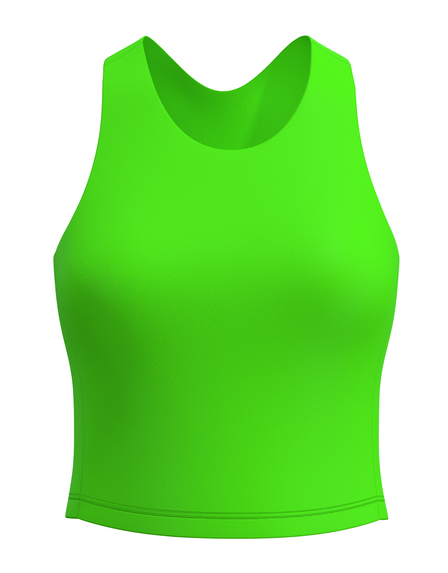 Cropped Racer Back Tank