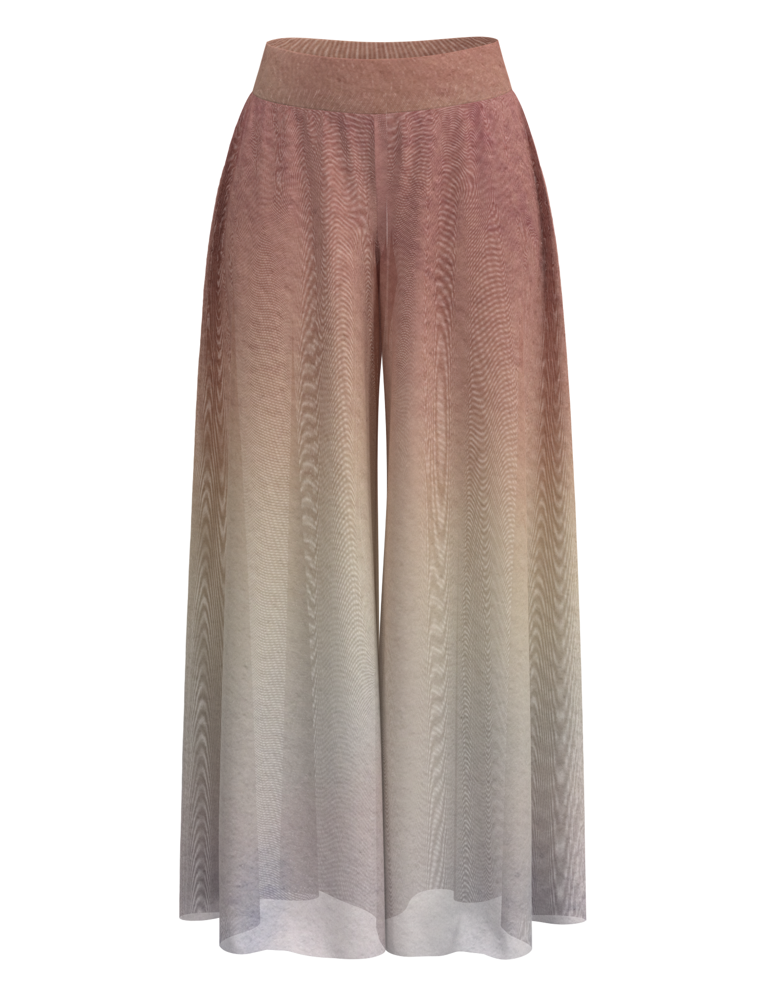 Mesh Palazzo Pant