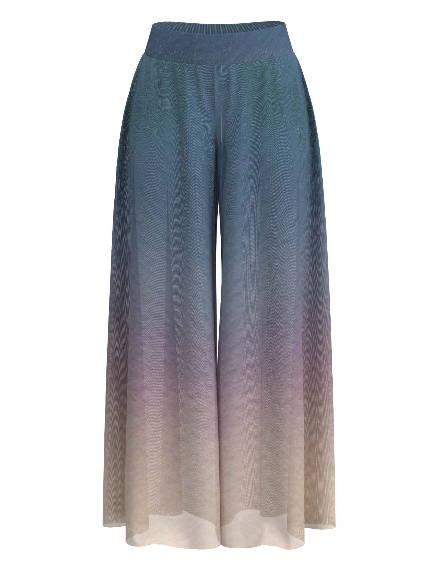 Mesh Palazzo Pant