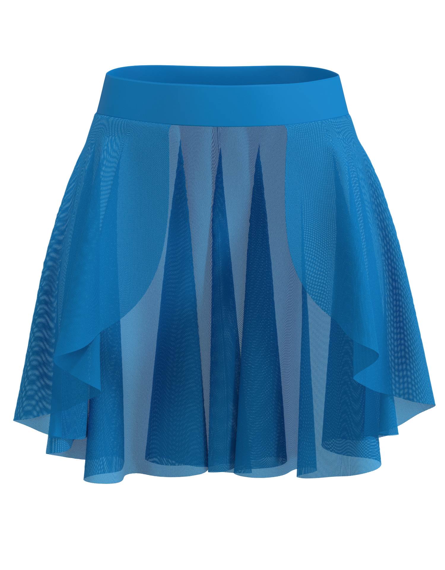 Hi-Lo Open Mesh Skirt (In-Stock)