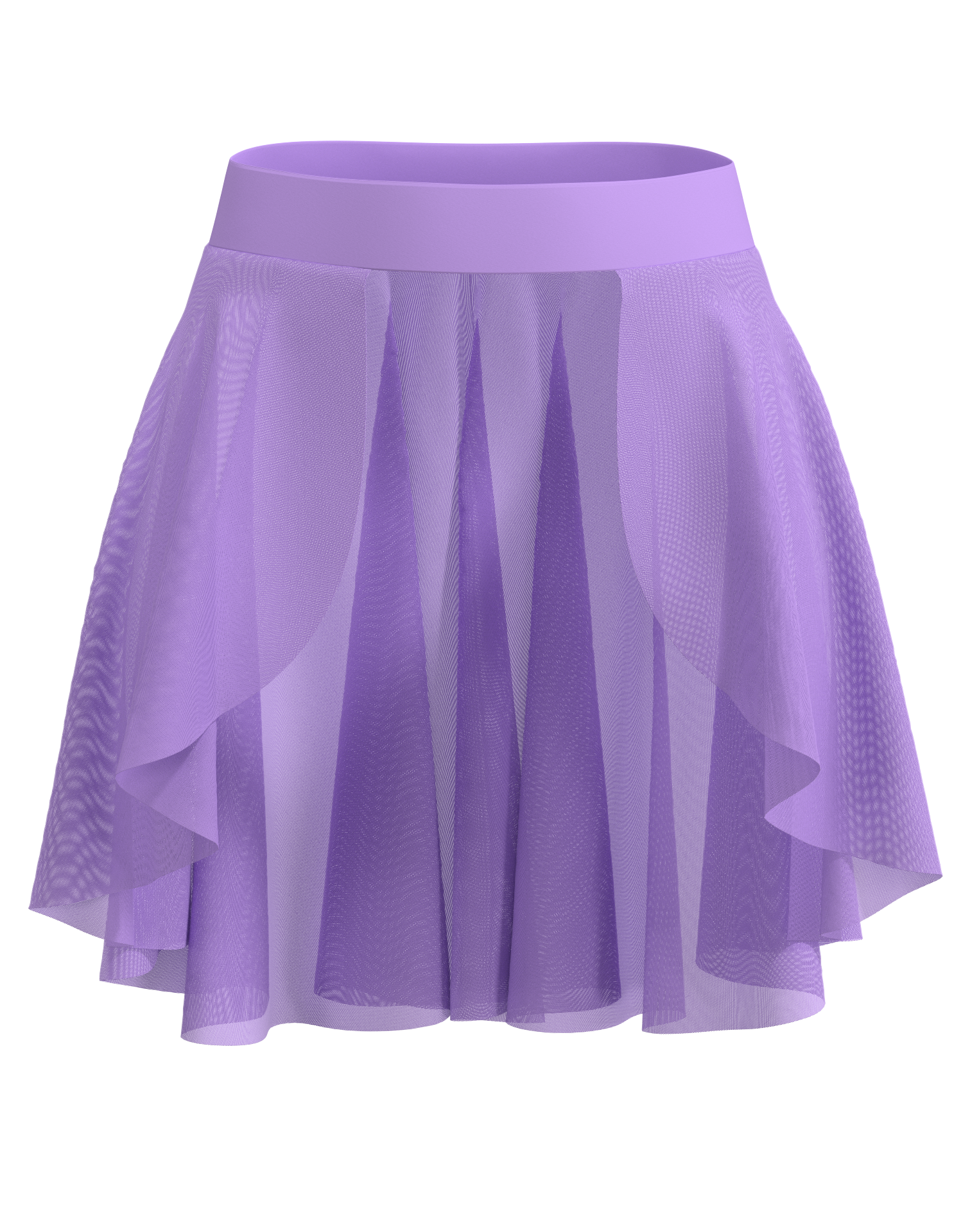 Hi-Lo Open Mesh Skirt (In-Stock)