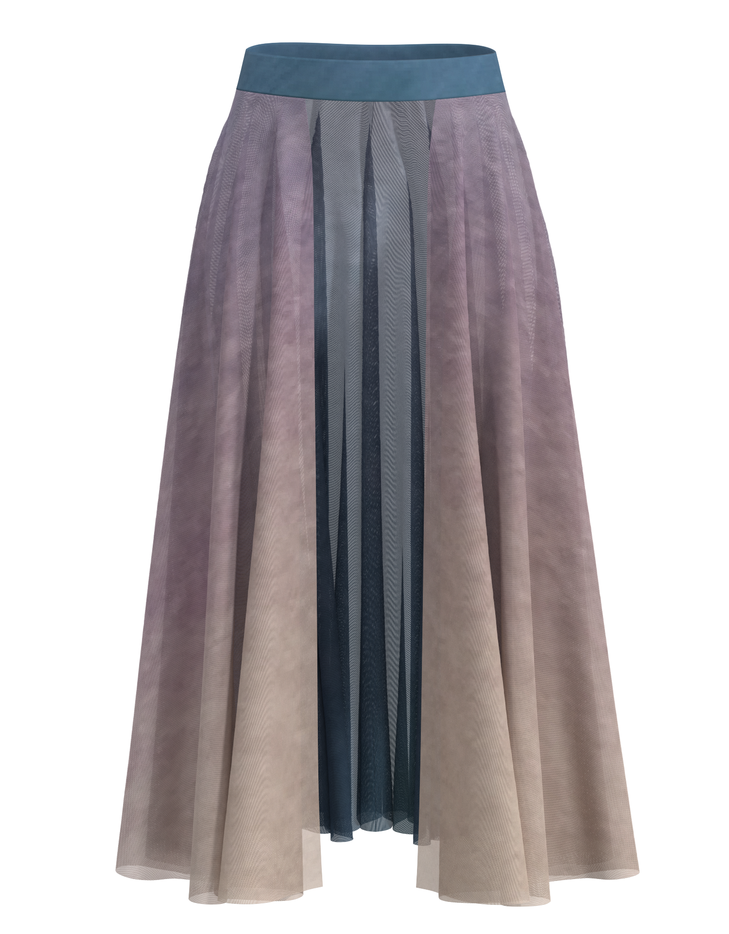 Long Mesh Open Skirt