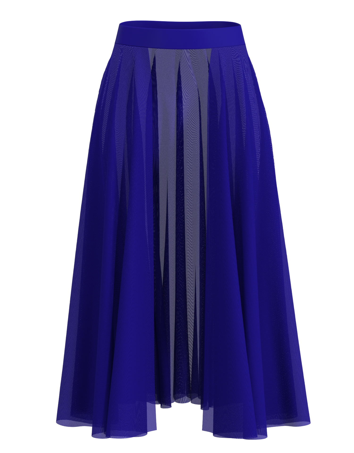 Long Mesh Open Skirt